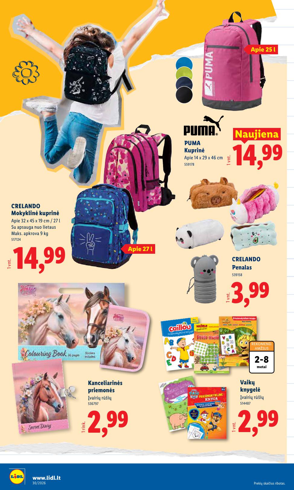 LIDL ne maisto prekių leidinys 2026.07.20 - 2026.07.26