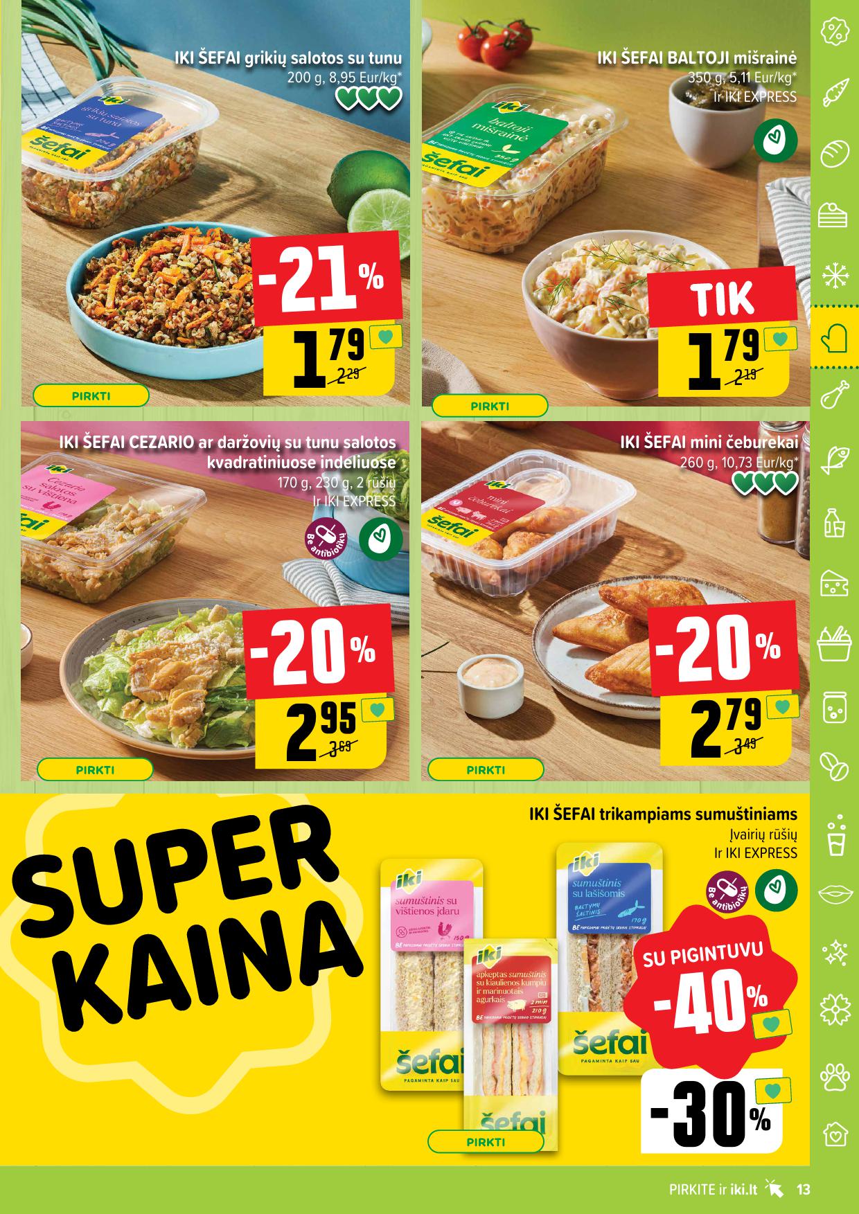 Naujausias IKI kaininis katalogas 2025.06.09 - 2025.06.15