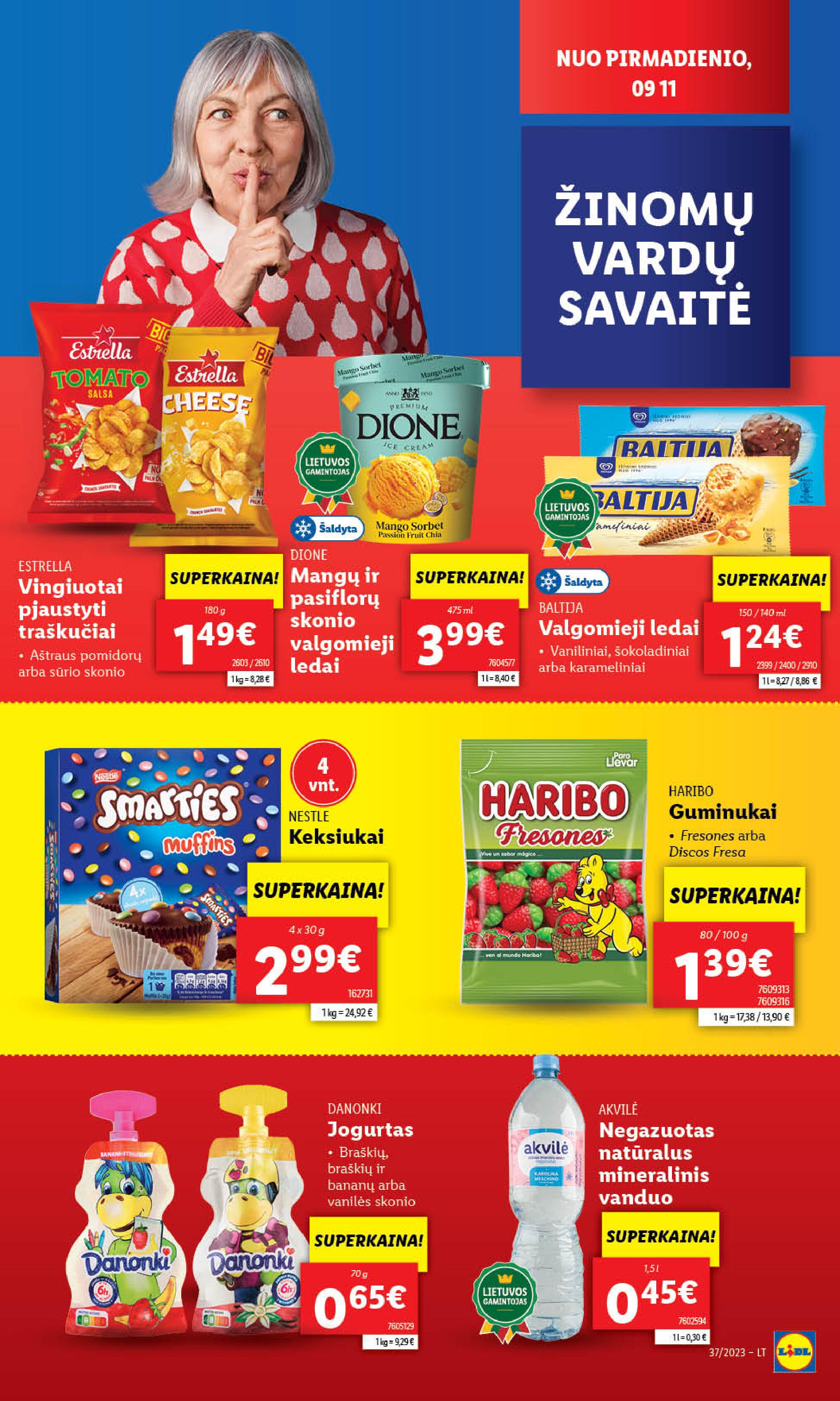 Naujausias LIDL kaininis katalogas 2023.09.11 - 2023.09.17