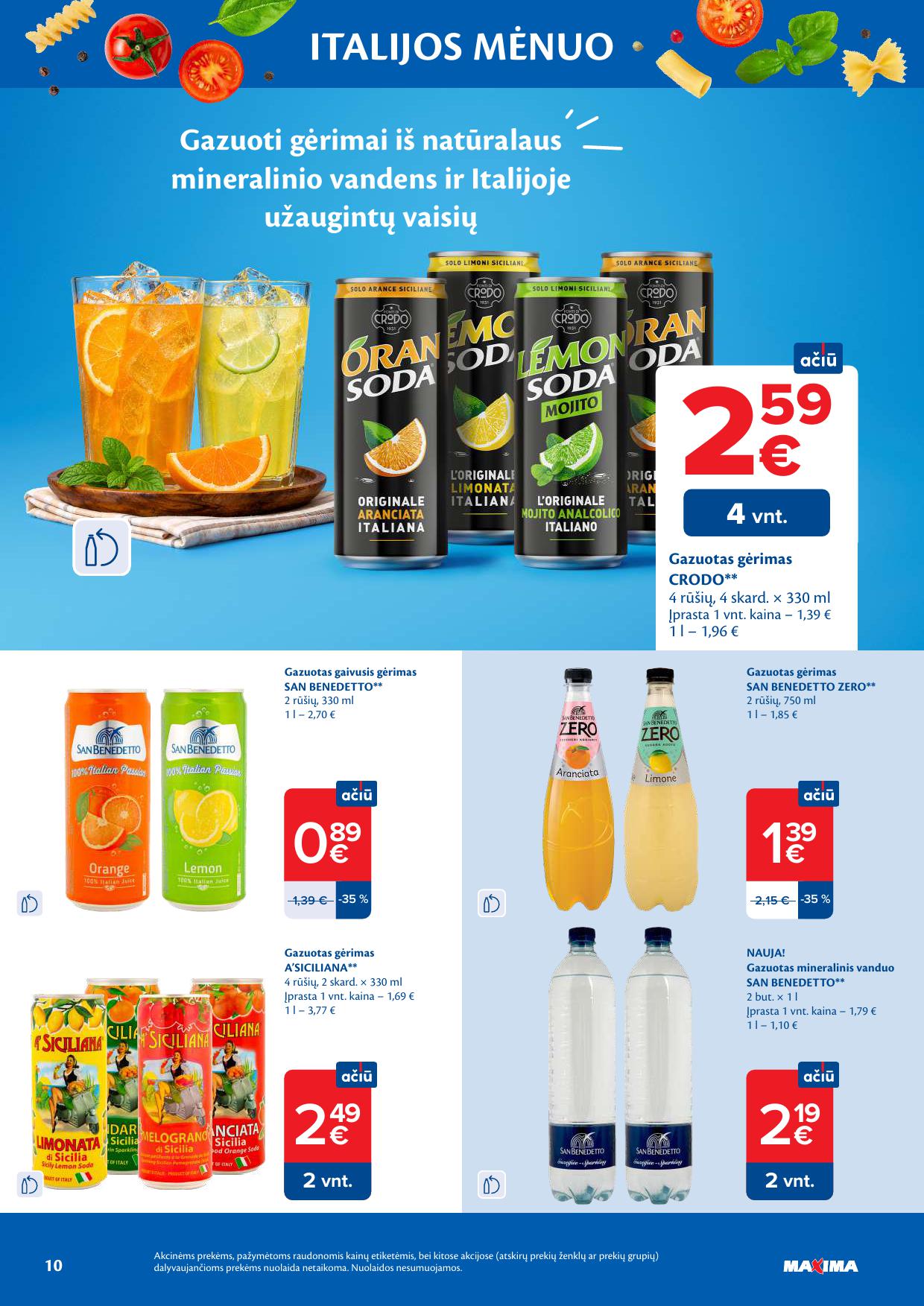 MAXIMA nuolaidų katalogas "ITALIJOS MĖNUO"