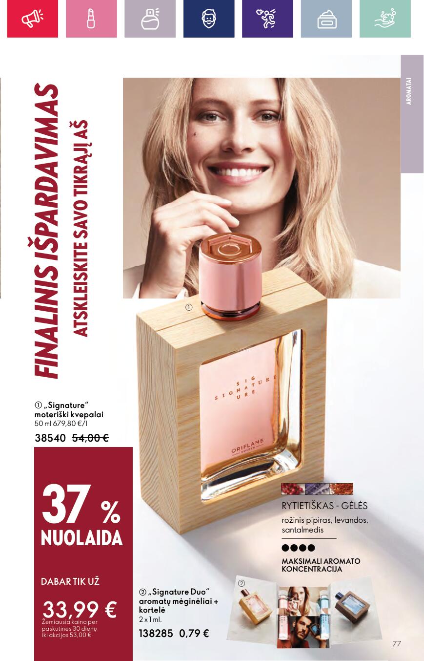 Naujas ORIFLAME katalogas galioja 2023.09.13 - 2023.10.03