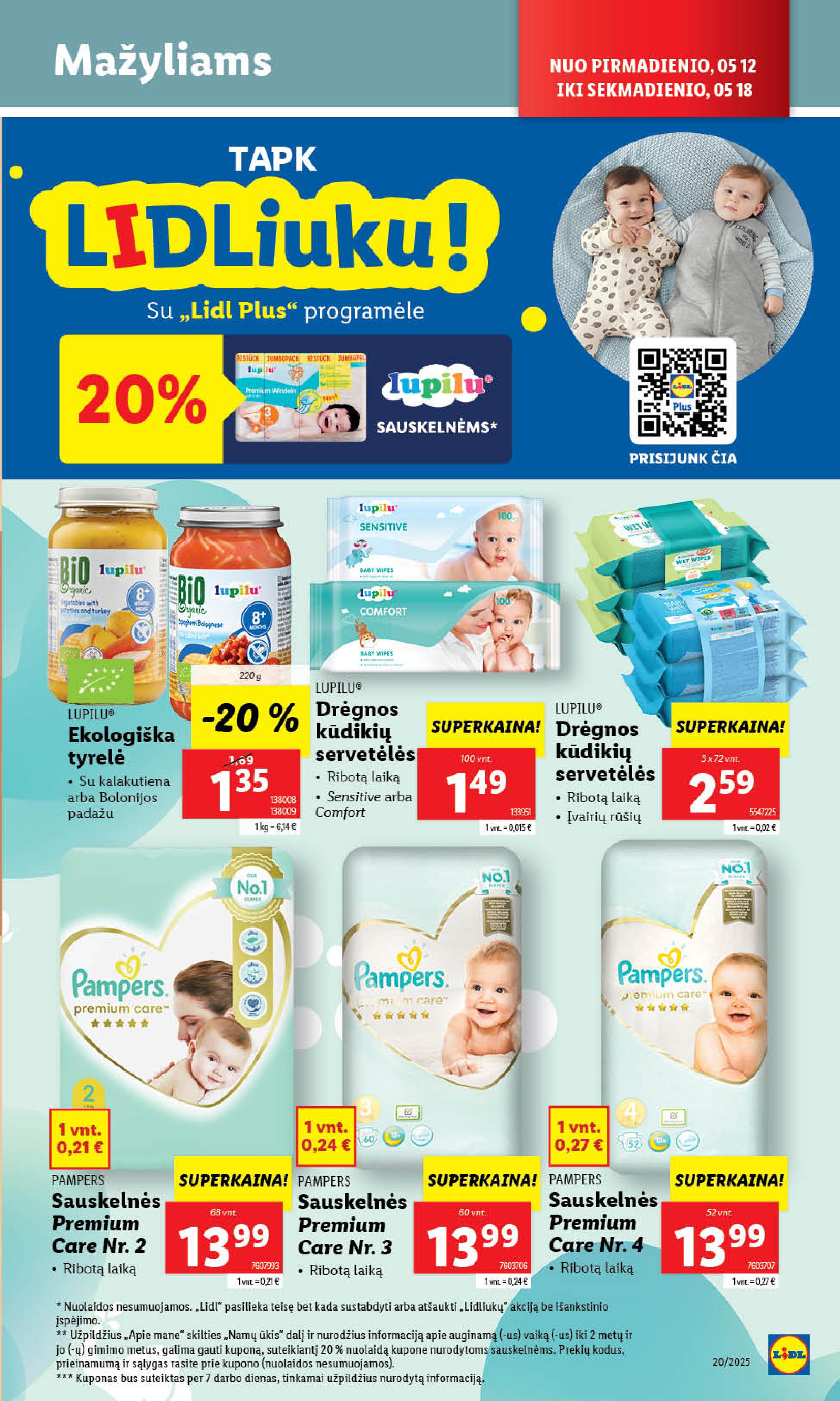 Naujausias LIDL kaininis katalogas 2025.05.12 - 2025.05.18