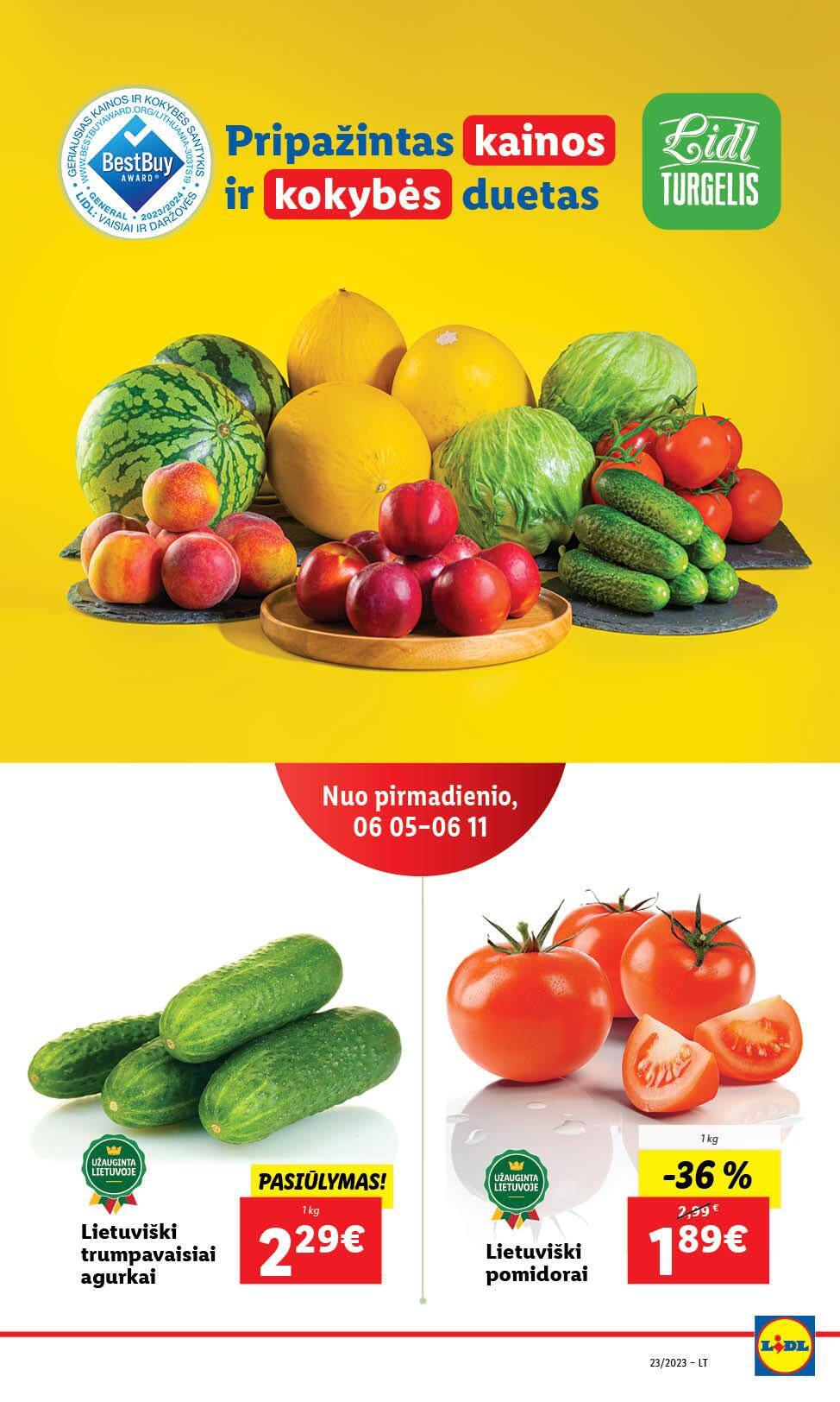 Naujausias LIDL kaininis katalogas 2023.06.05 - 2023.06.11