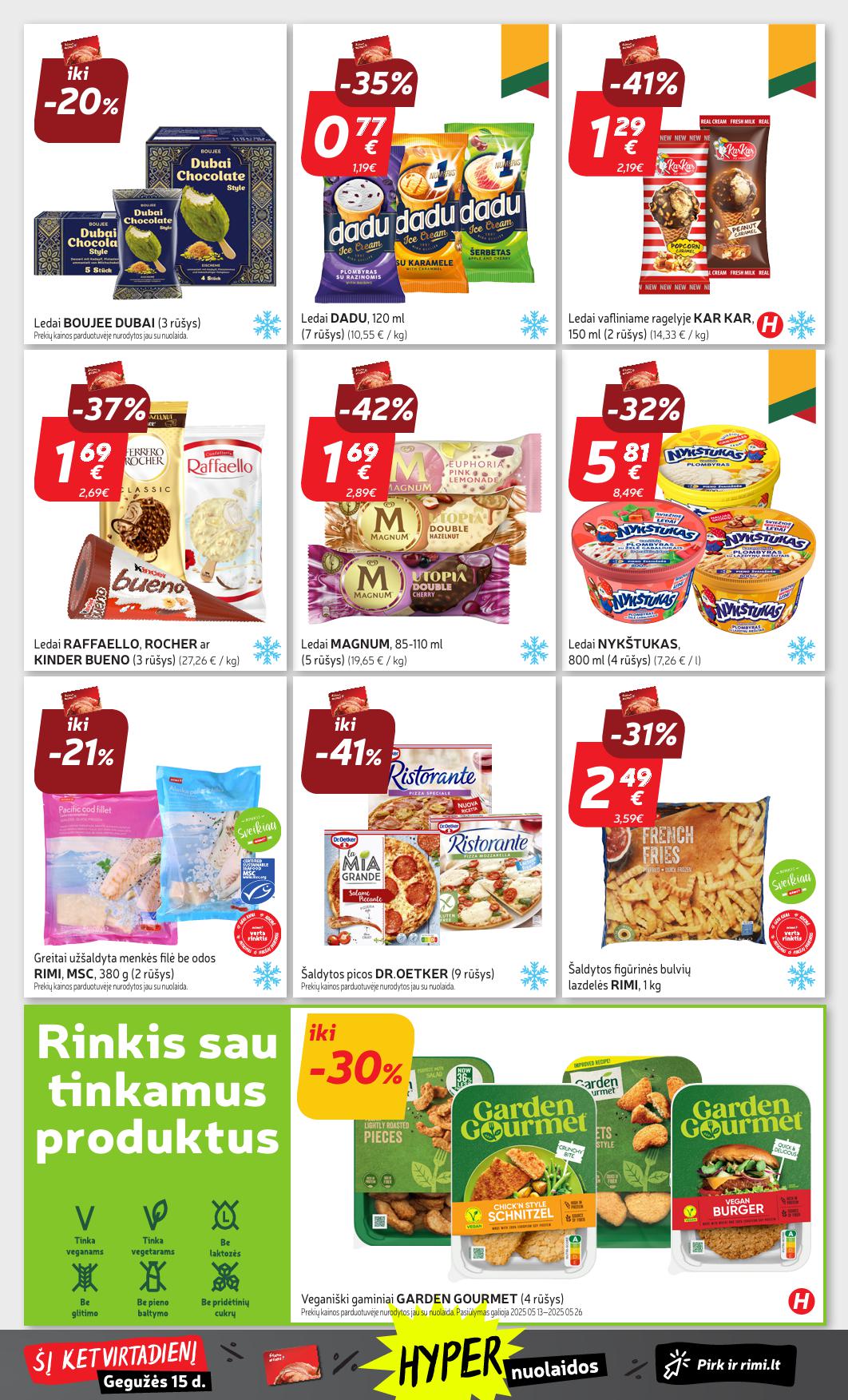 Naujausias RIMI kaininis katalogas 2025.05.13 - 2025.05.19