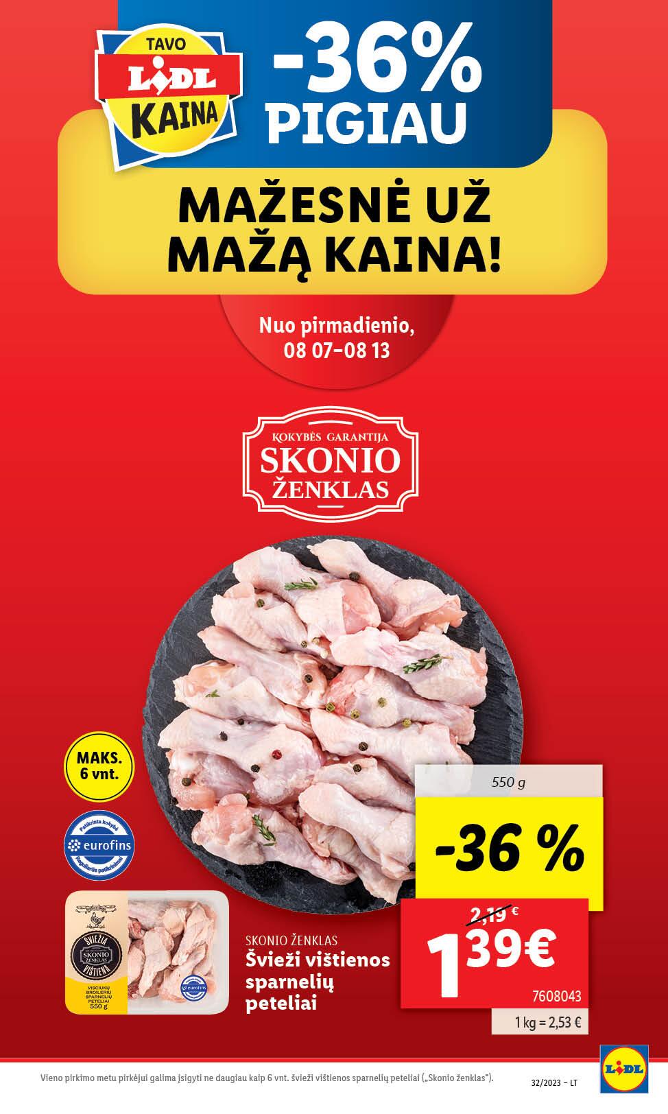 Naujausias LIDL kaininis katalogas 2023.08.07 - 2023.08.13