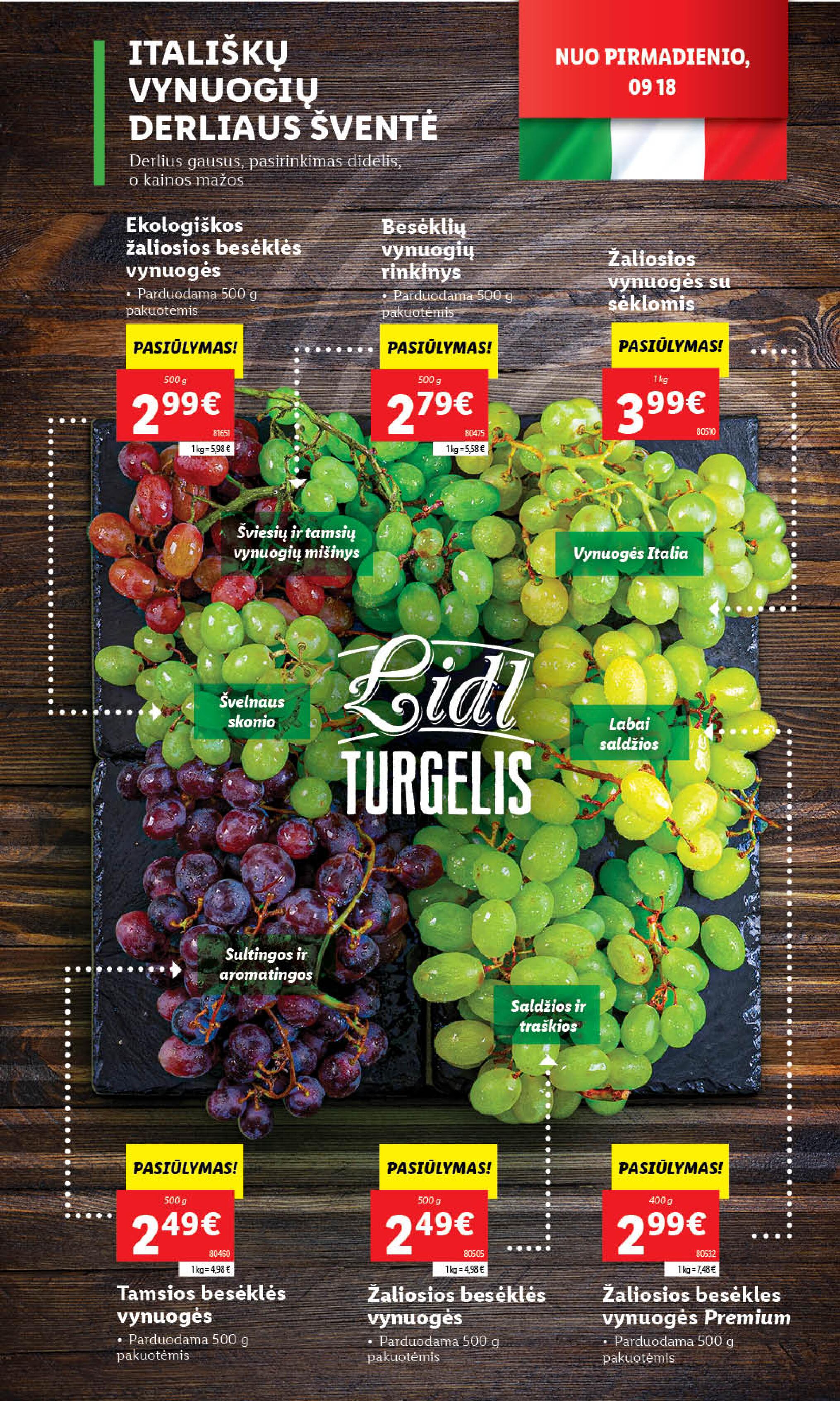 Naujausias LIDL kaininis katalogas 2023.09.18 - 2023.09.24
