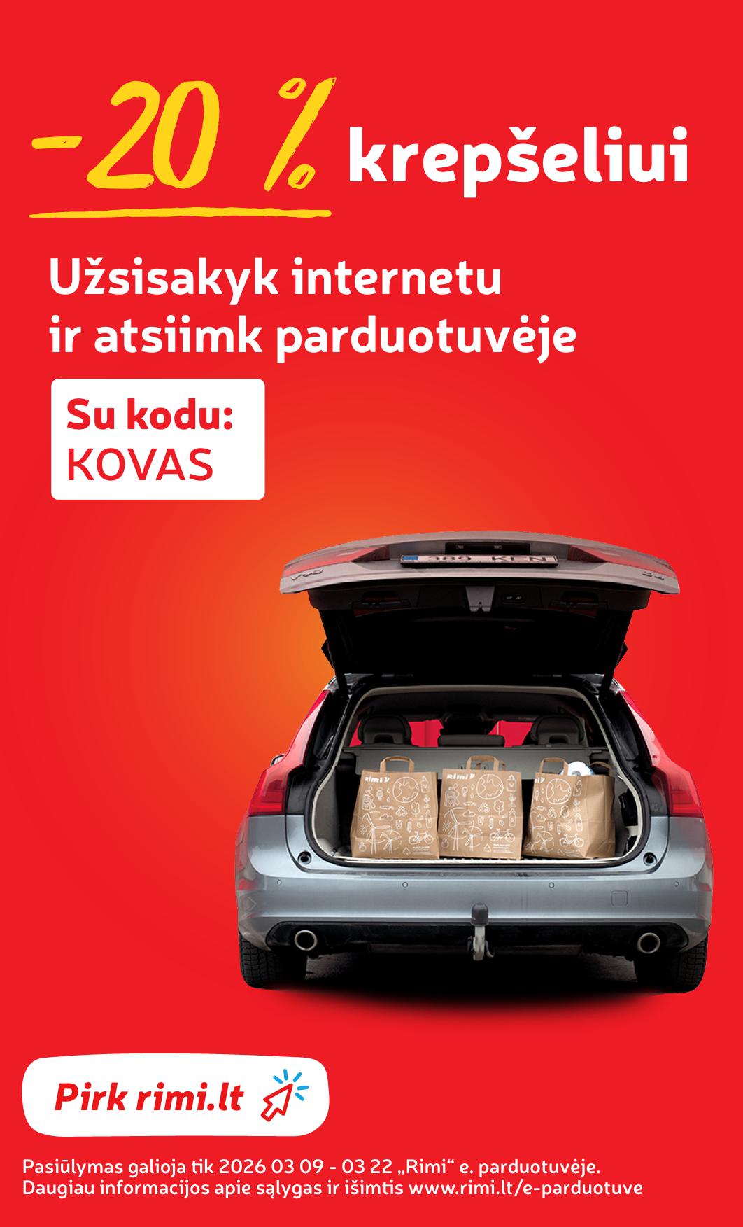 Naujausias RIMI kaininis katalogas 2026.03.17 - 2026.03.23