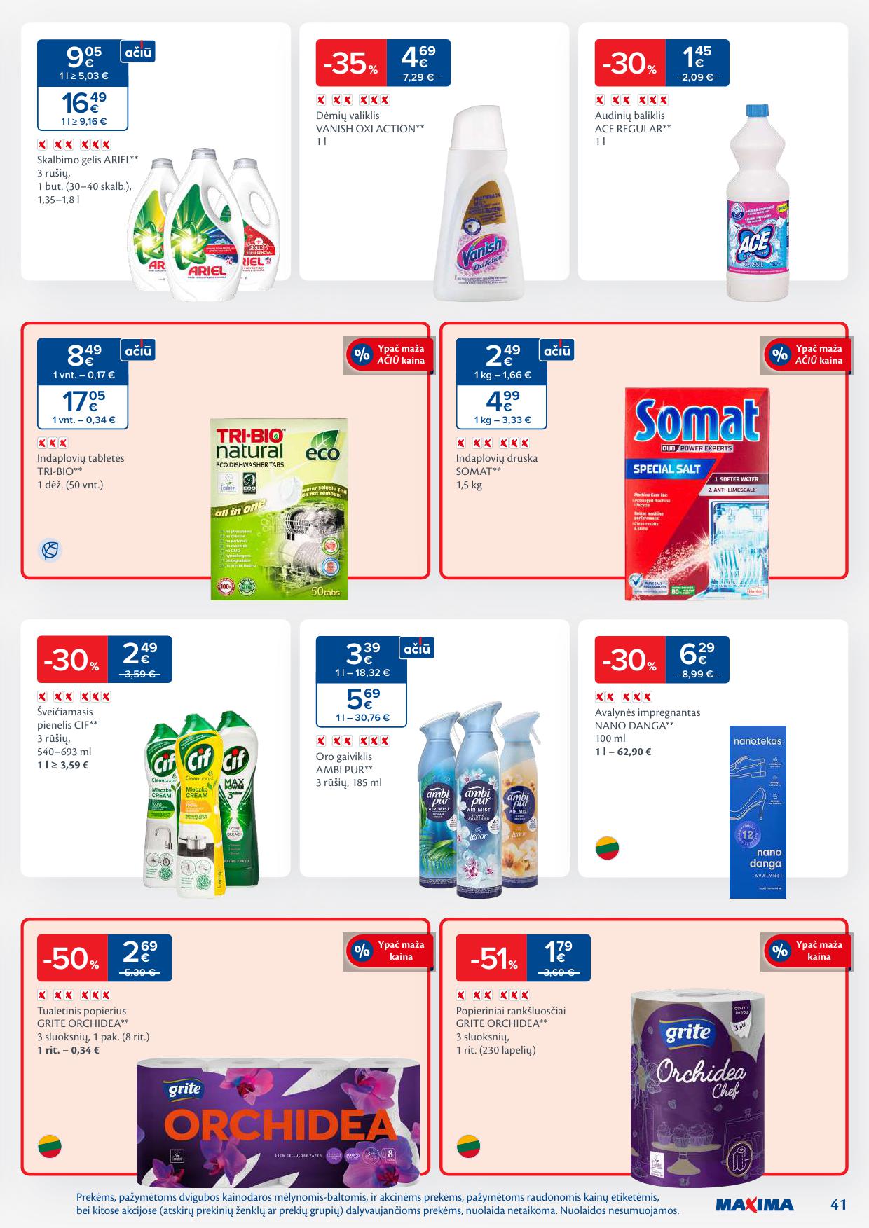 Naujausias MAXIMA kaininis katalogas 2026.01.13 - 2026.01.19