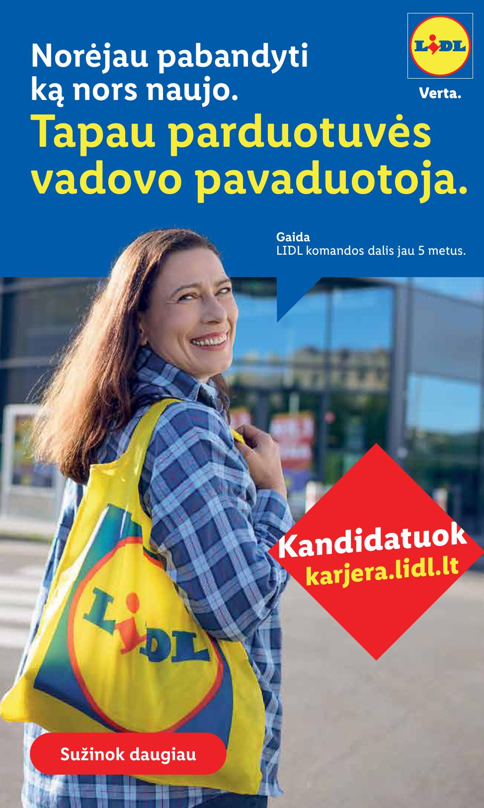 LIDL ne maisto prekių leidinys 2026.10.26 - 2026.11.01