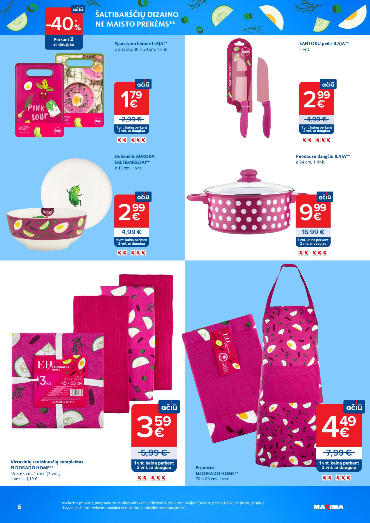 MAXIMA katalogas "ŠALTIBARŠČIŲ MĖNUO" 2026.04.21 - 2026.06.01