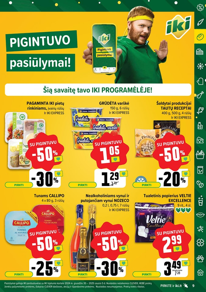 Naujausias IKI kaininis katalogas 2024.12.30 - 2025.01.05