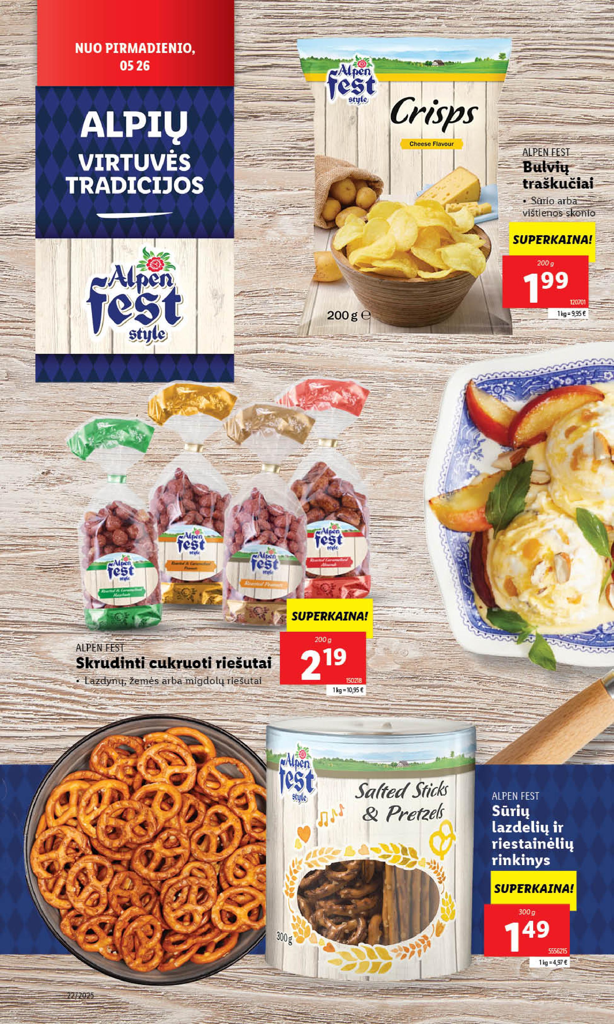 Naujausias LIDL kaininis katalogas 2025.05.26 - 2025.06.01