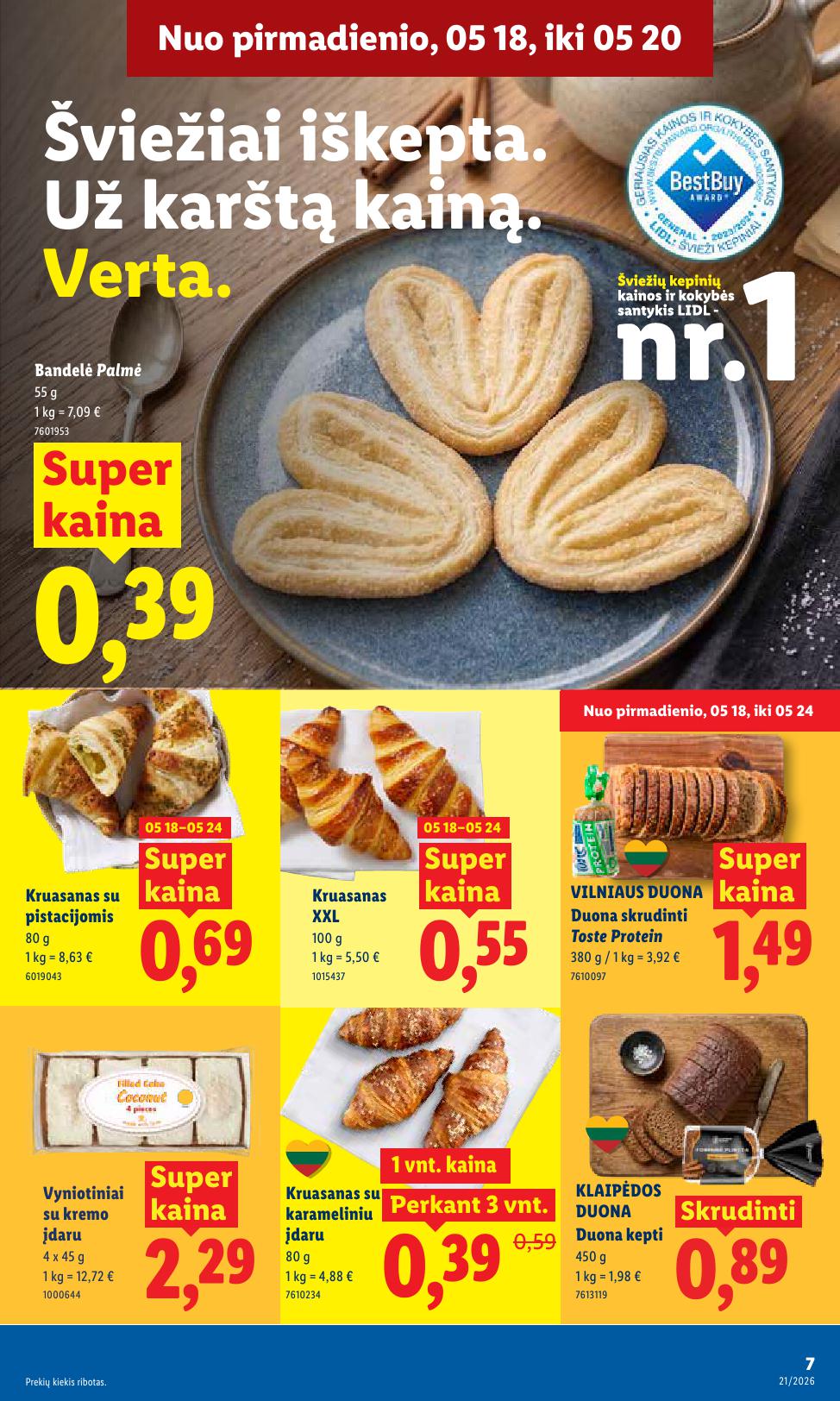 Naujausias LIDL kaininis katalogas 2026.05.18 - 2026.05.24
