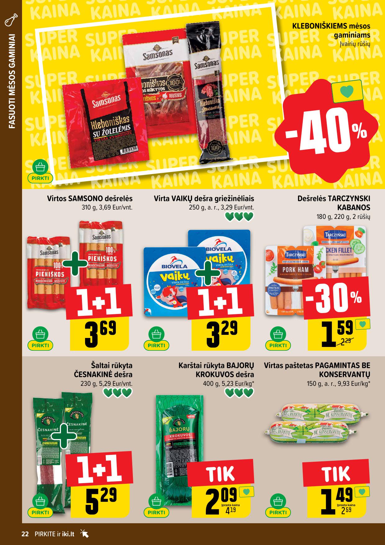 Naujausias IKI kaininis katalogas 2026.01.12 - 2026.01.18