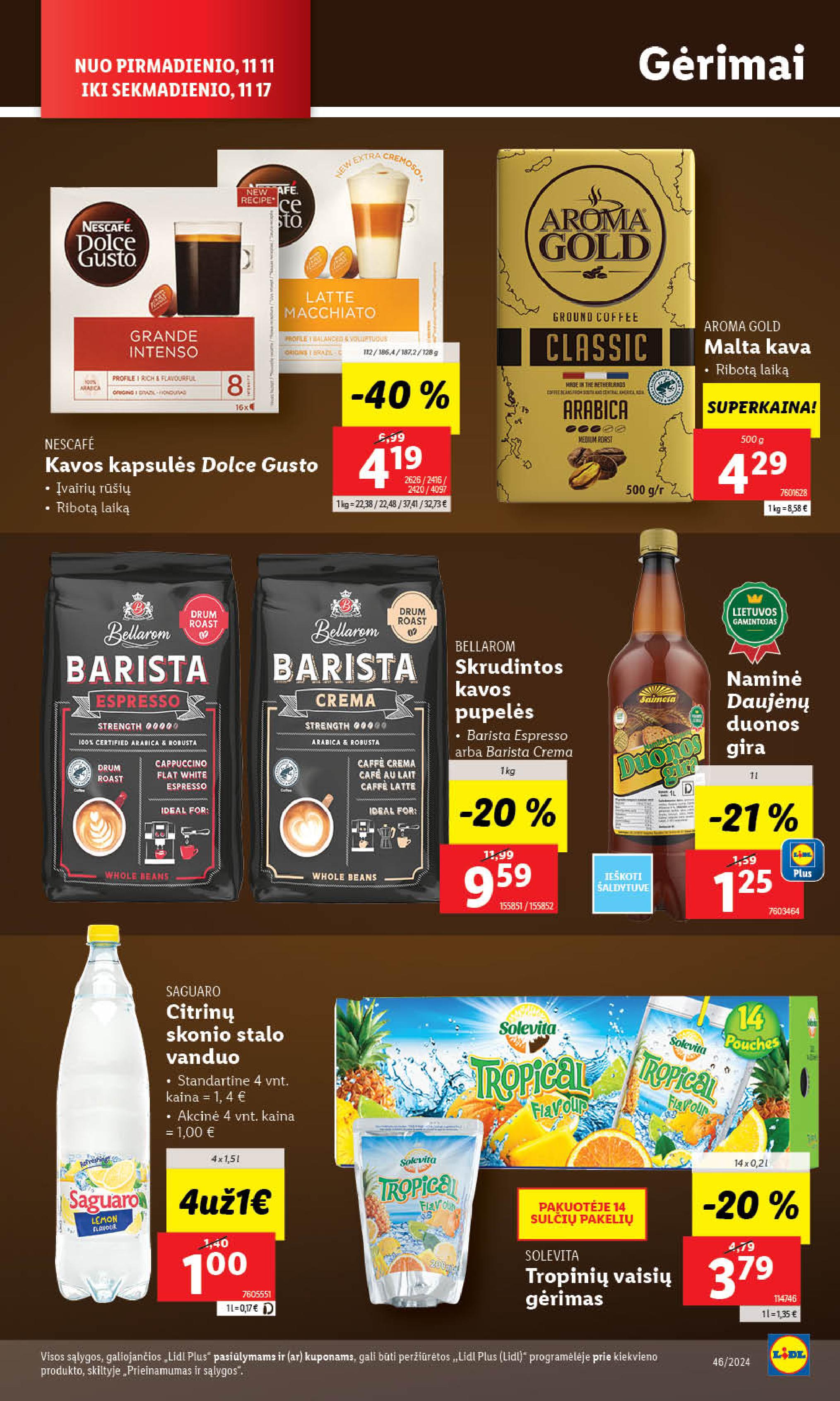 Naujausias LIDL kaininis katalogas 2024.11.11 - 2024.11.17