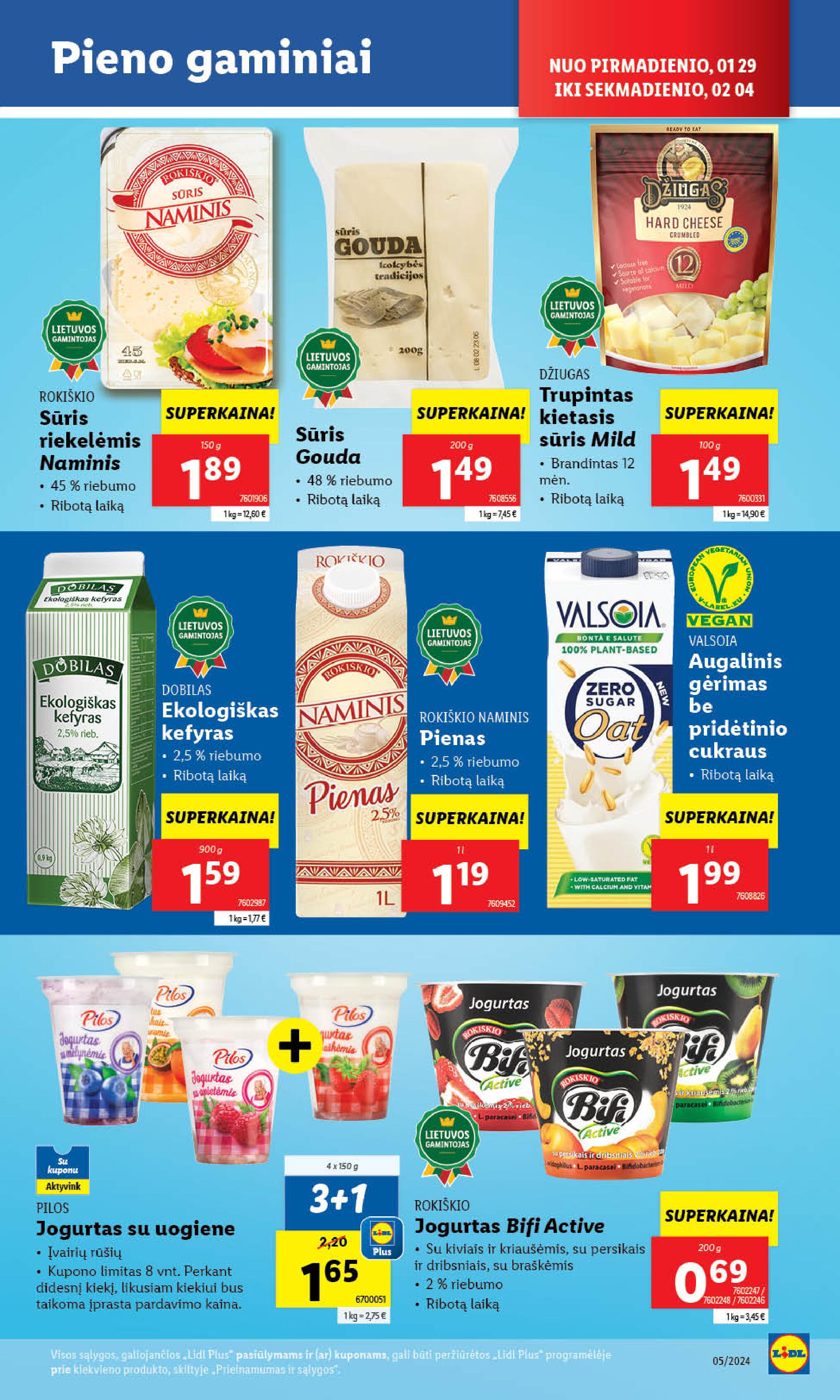 Naujausias LIDL kaininis katalogas 2024.01.29 - 2024.02.04