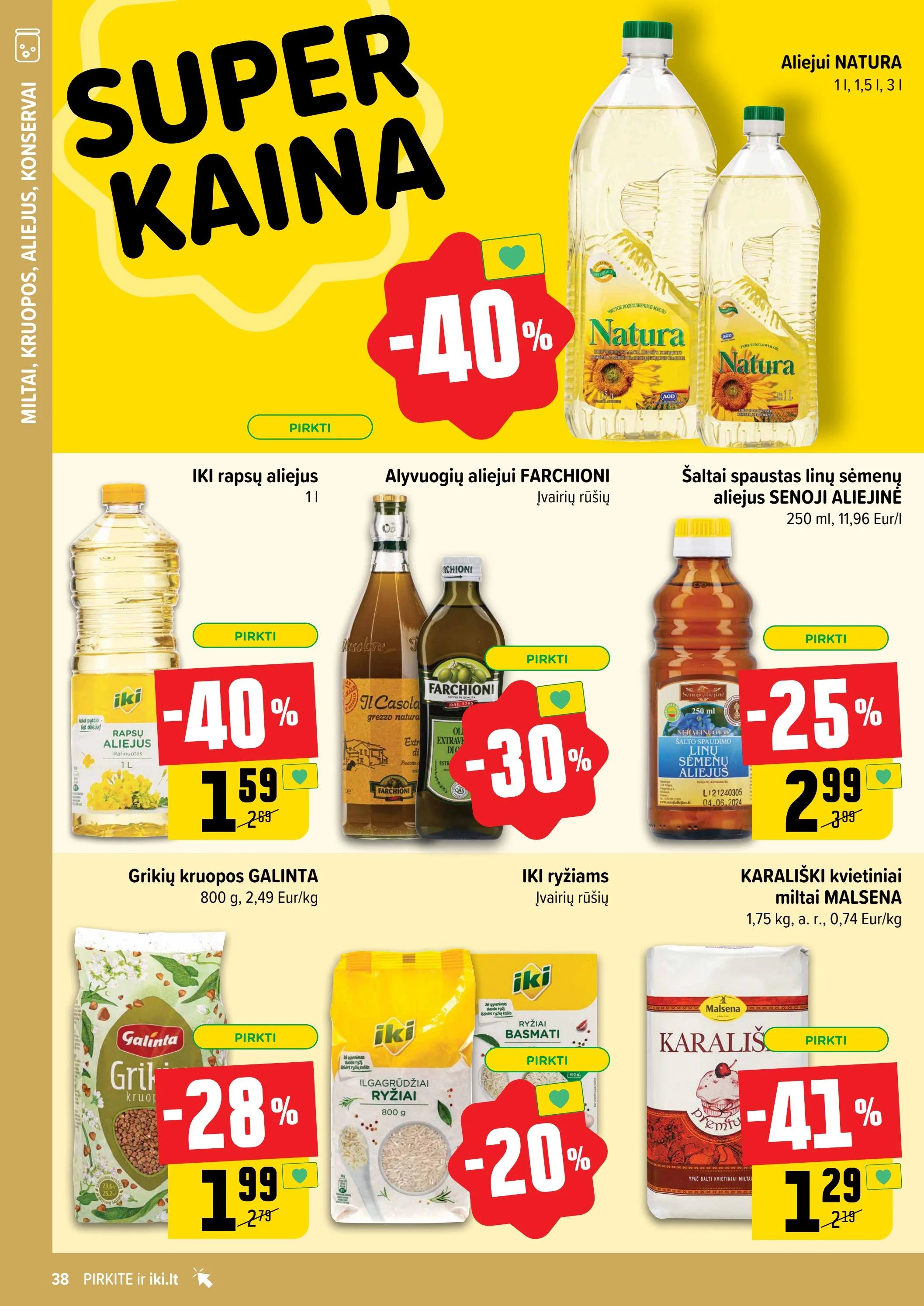 Naujausias IKI kaininis katalogas 2024.06.17 - 2024.06.23
