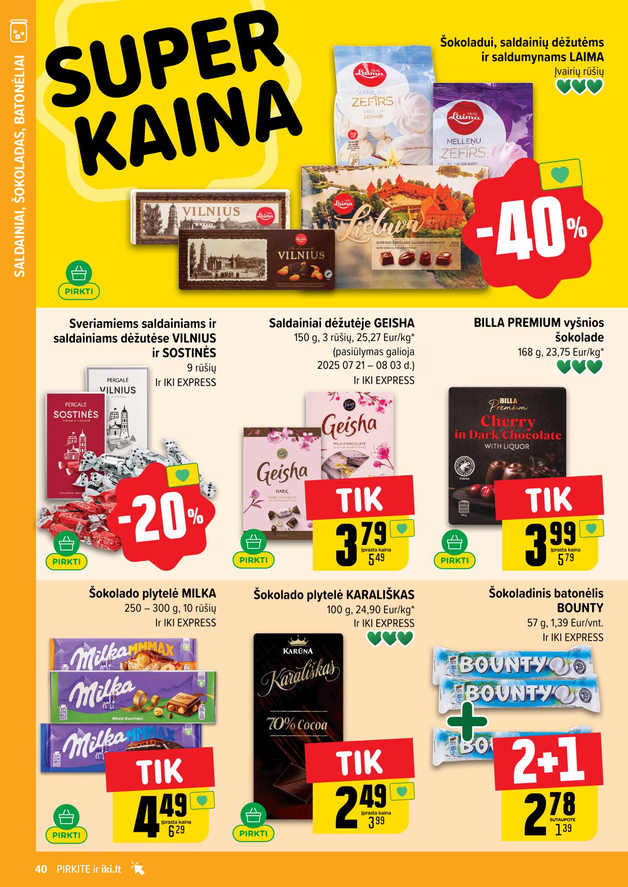 Naujausias IKI kaininis katalogas 2025.07.21 - 2025.07.27