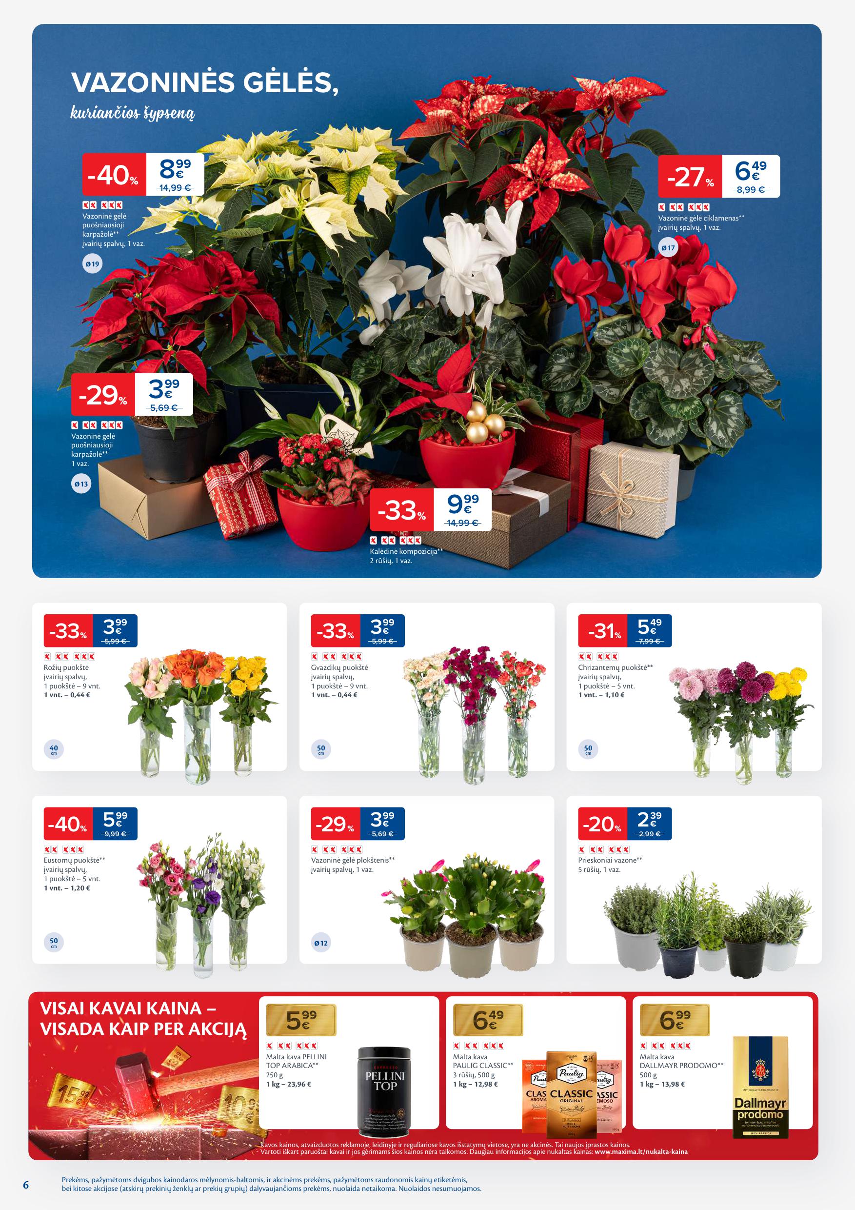 Naujausias MAXIMA kaininis katalogas 2025.12.16 - 2025.12.28