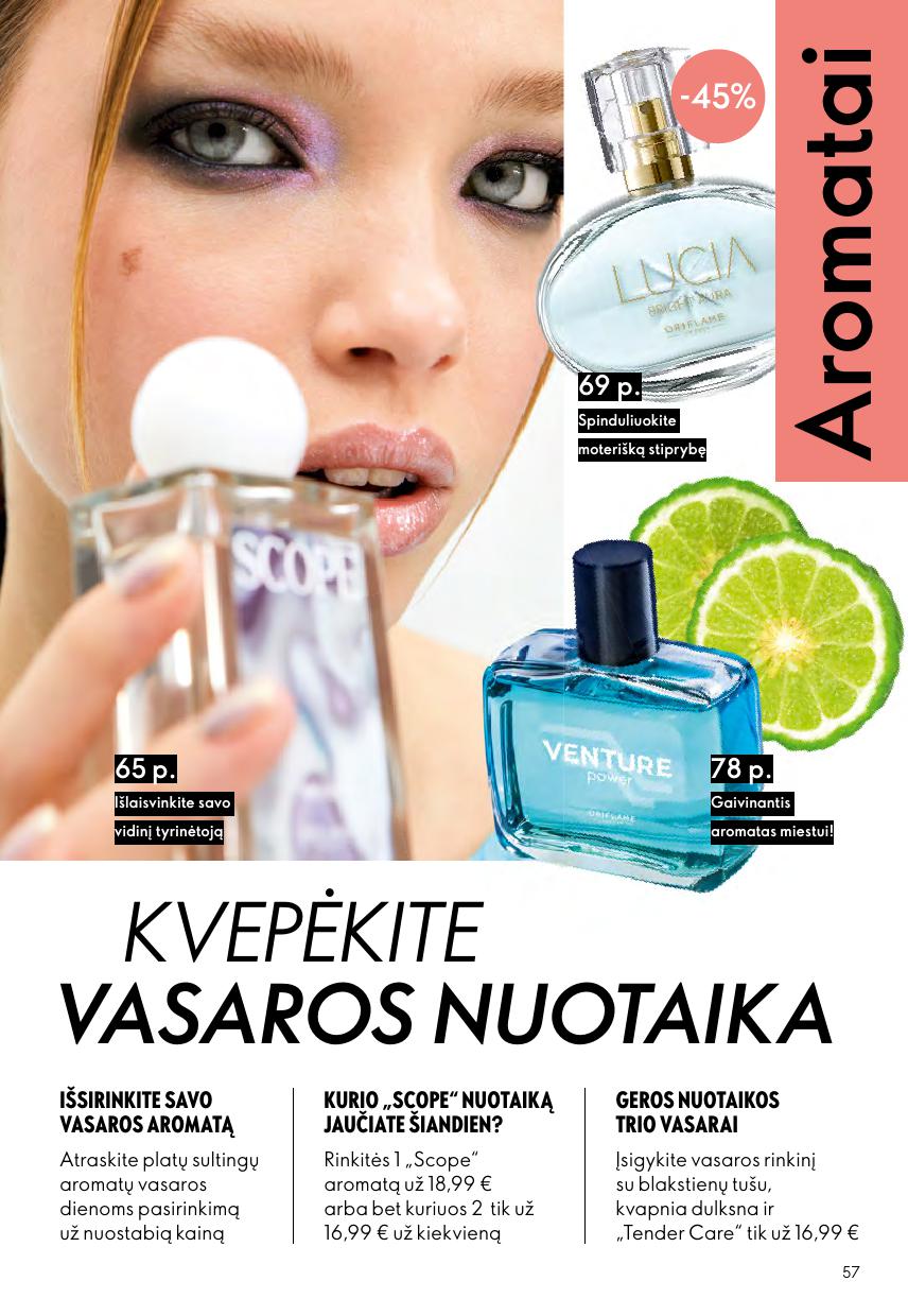 Naujas ORIFLAME  katalogas galioja 2026.08.05 - 2026.08.25