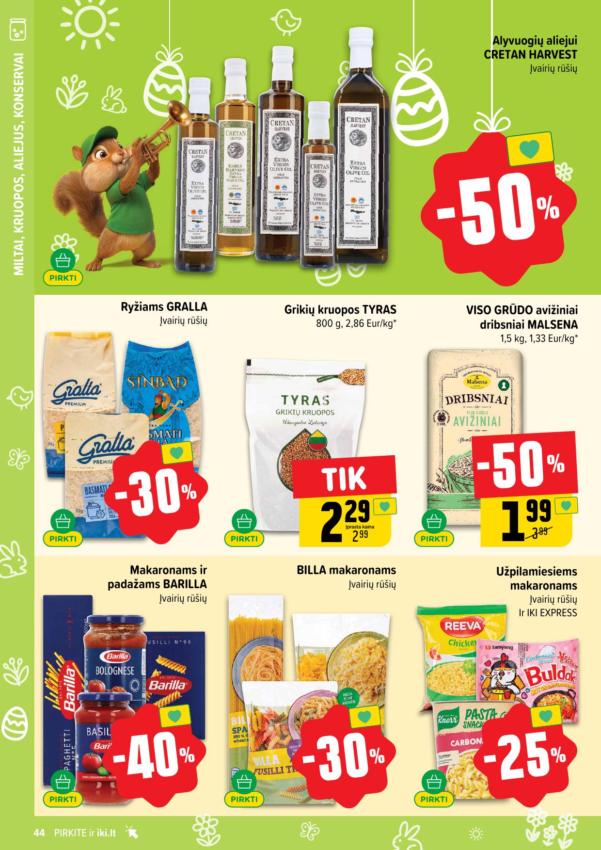 Naujausias IKI kaininis katalogas 2026.03.30 - 2026.04.04