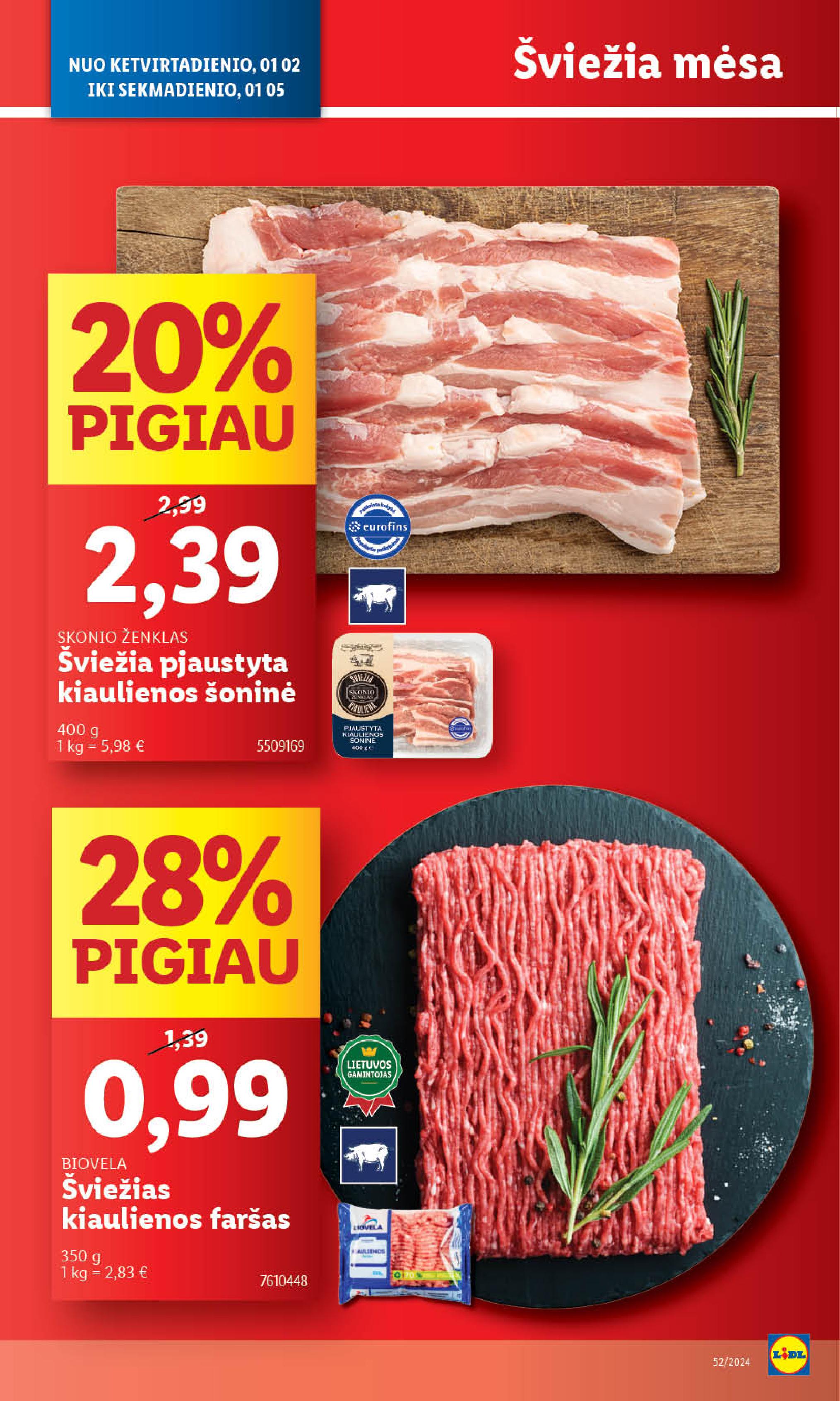 Naujausias LIDL kaininis katalogas 2024.12.26 - 2024.12.31