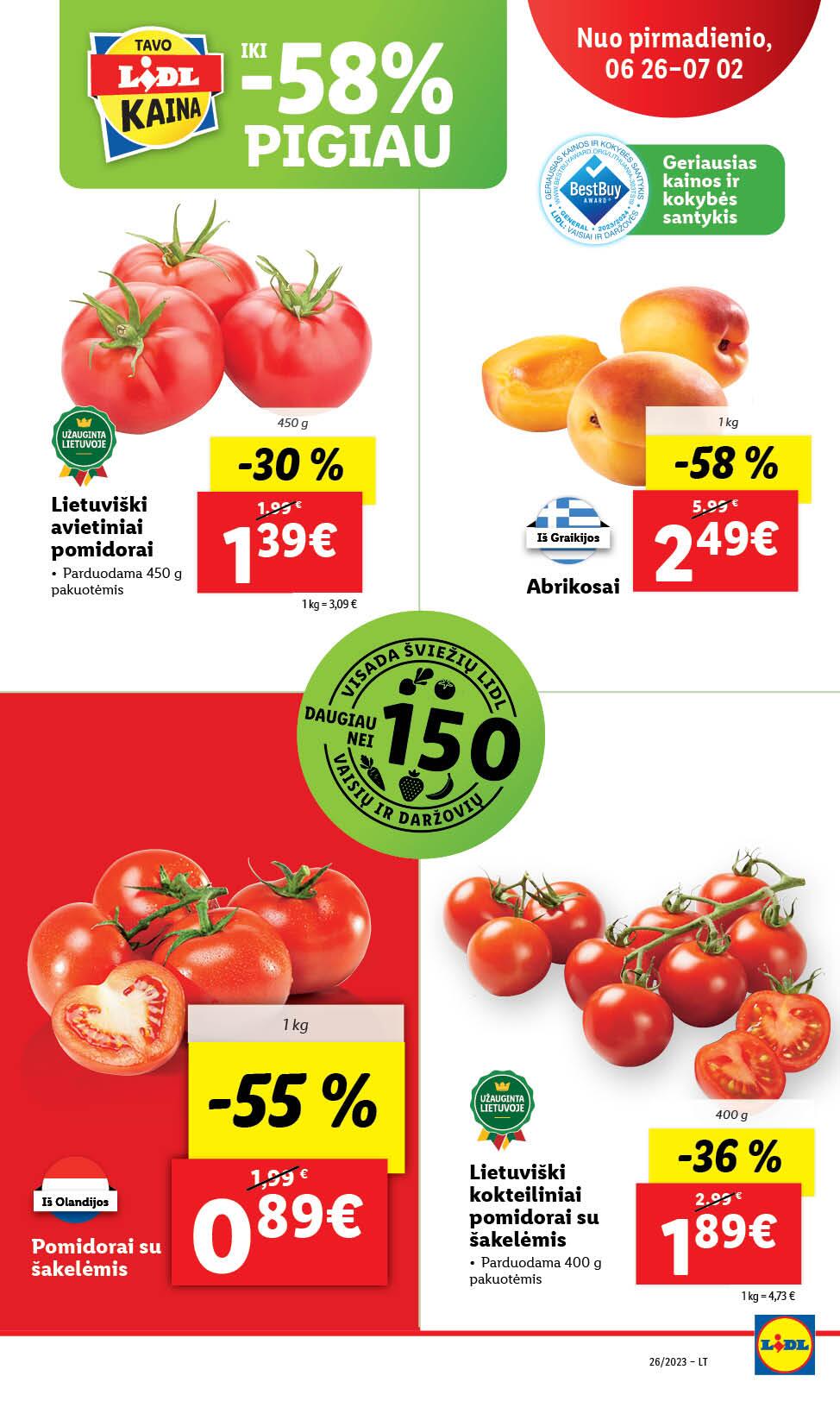 Naujausias LIDL kaininis katalogas 2023.06.26 - 2023.07.02