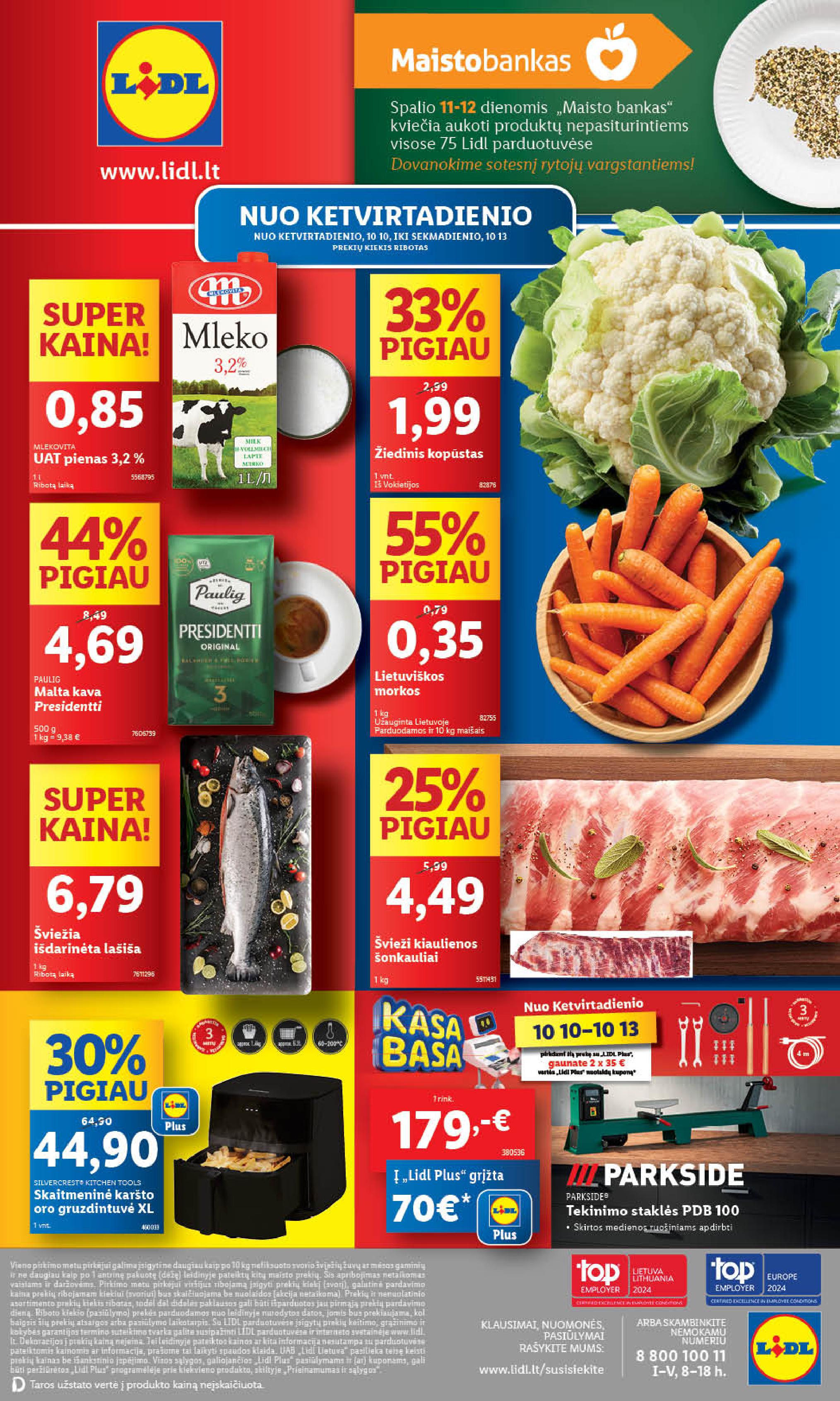 Naujausias LIDL kaininis katalogas 2024.10.07 - 2024.10.13
