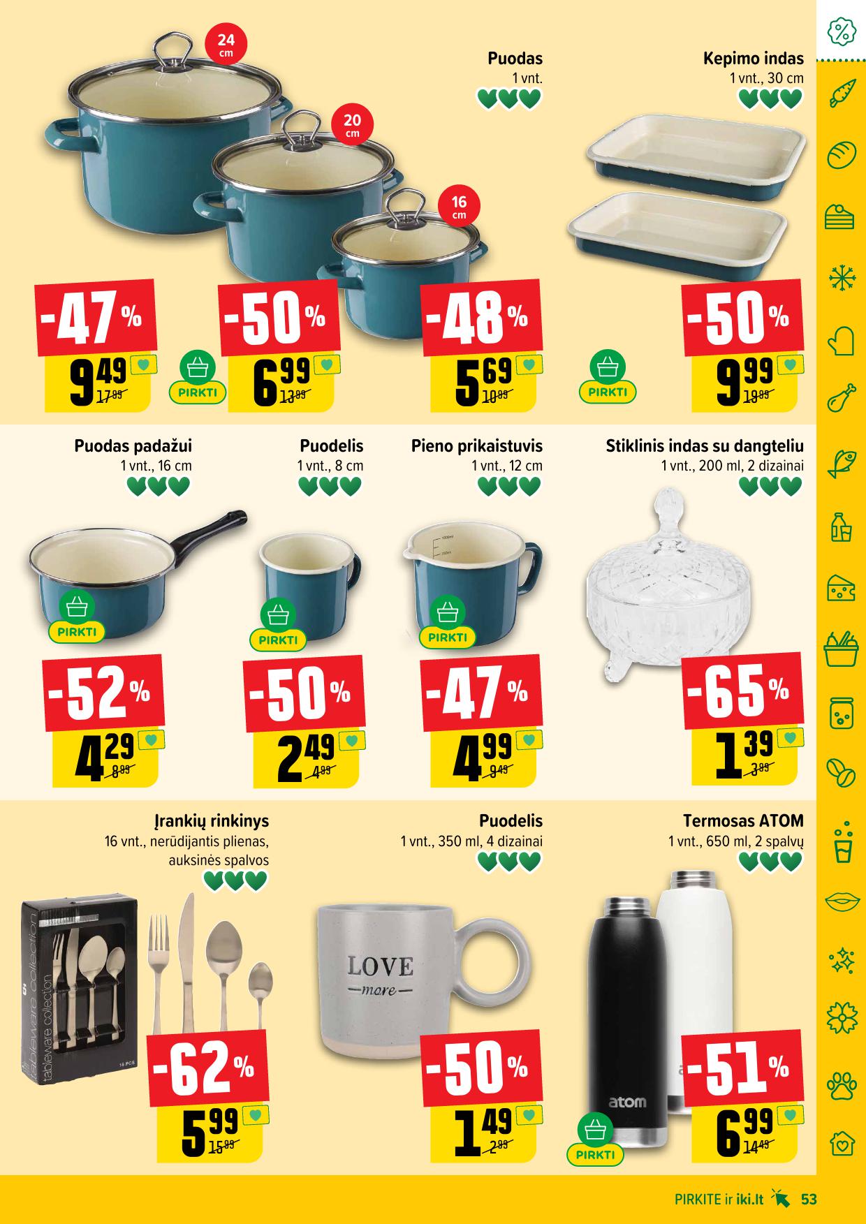 Naujausias IKI kaininis katalogas 2026.01.05 - 2026.01.11