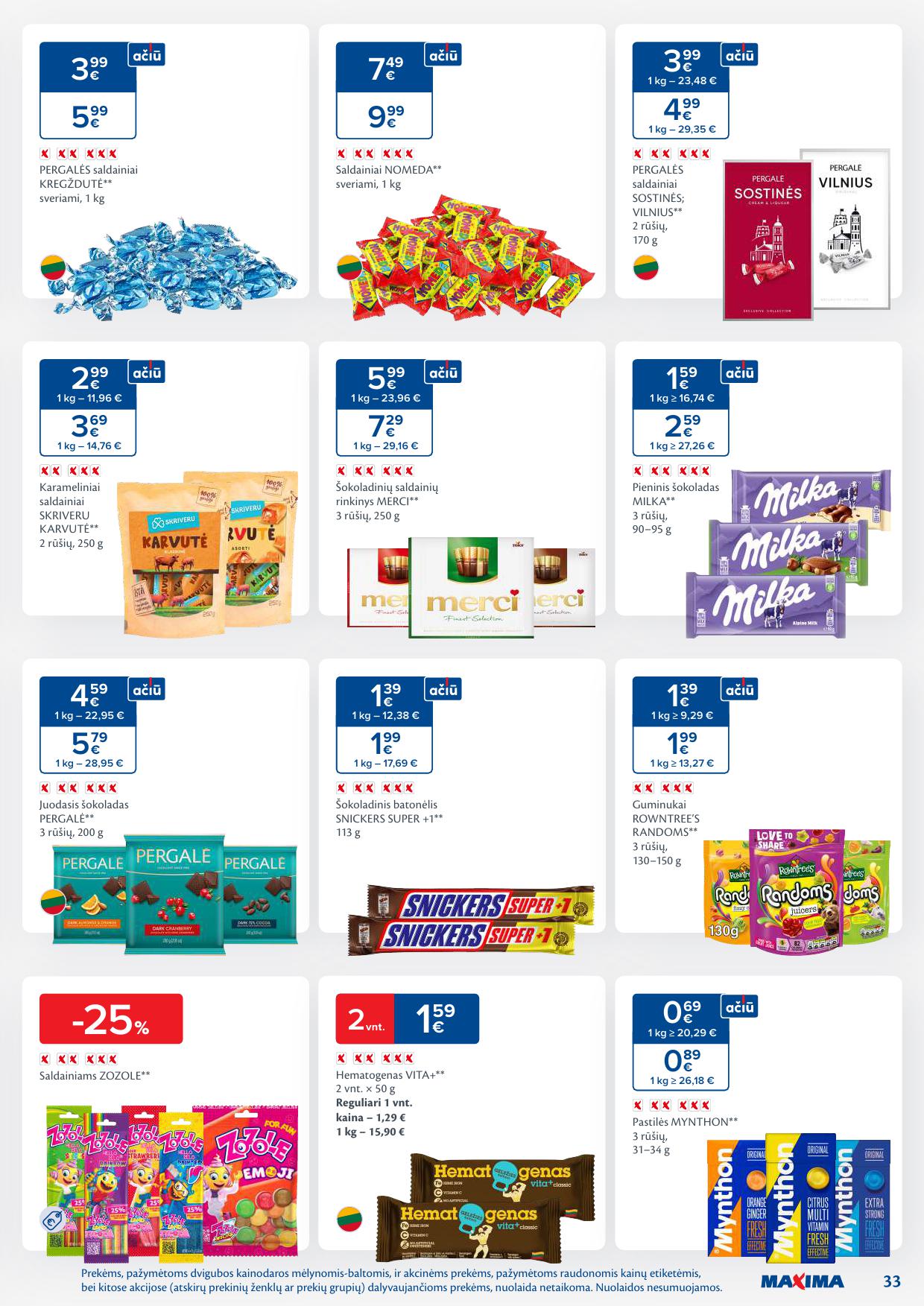 Naujausias MAXIMA kaininis katalogas 2026.01.13 - 2026.01.19