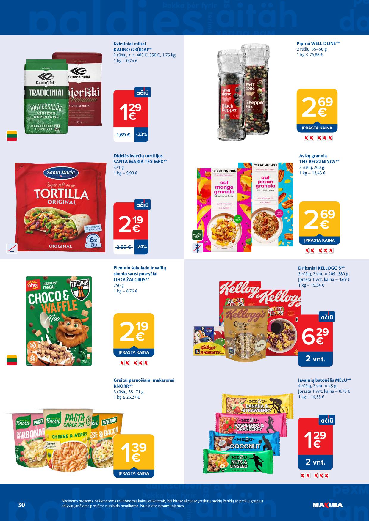 Naujausias MAXIMA kaininis katalogas 2026.04.28 - 2026.05.04
