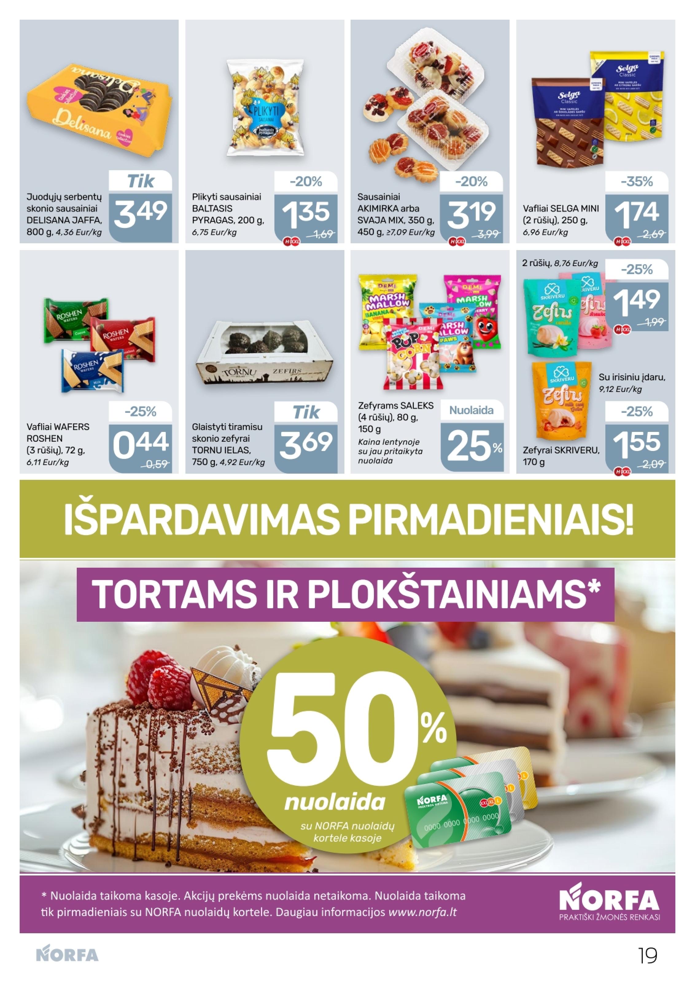 Naujausias NORFA kaininis katalogas 2026.06.25 - 2026.07.08
