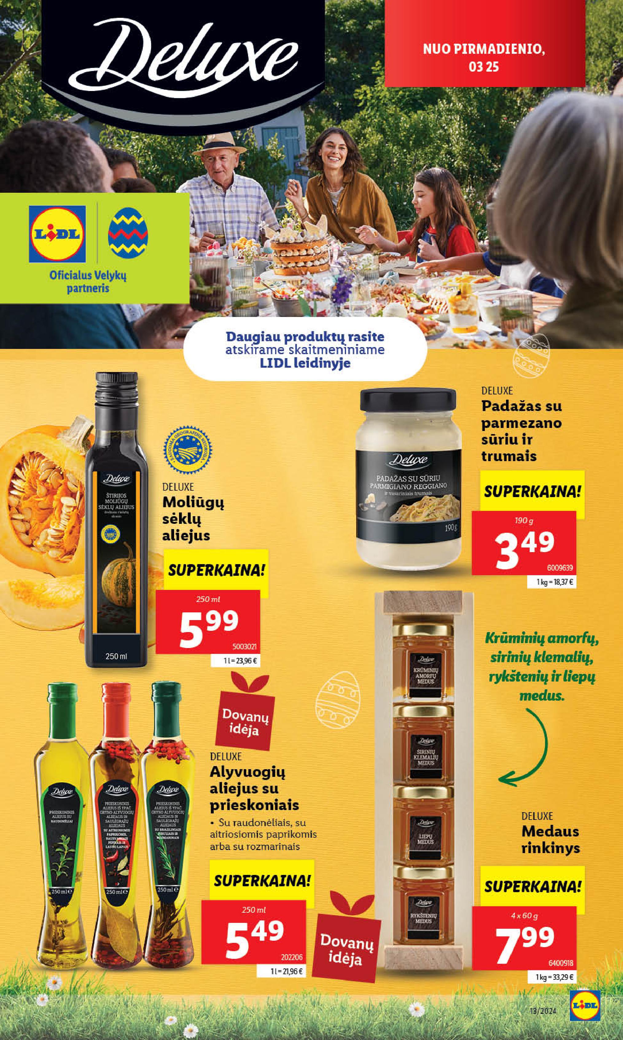 Naujausias LIDL kaininis katalogas 2024.03.25 - 2024.03.30