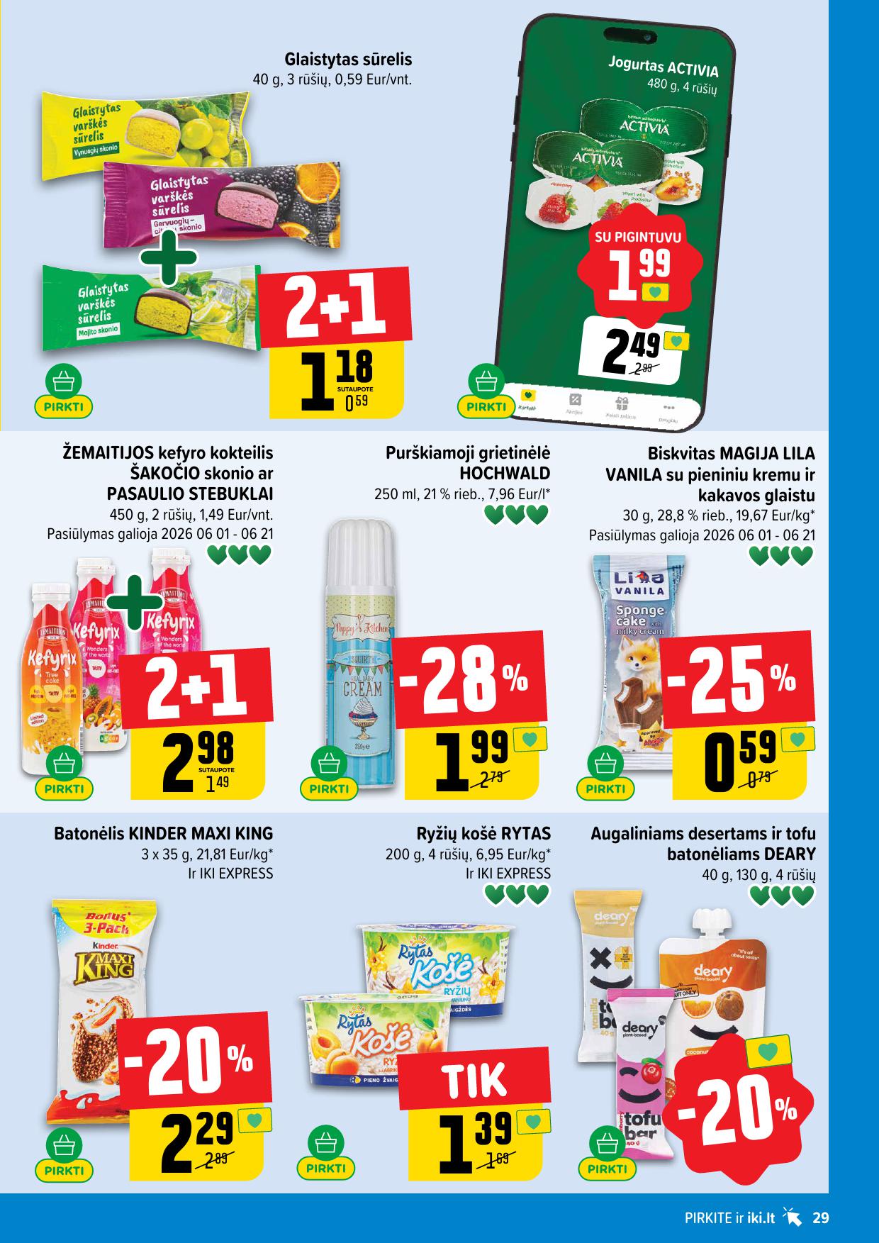 IKI SAVAITĖLĖ akcijų ir nuolaidų leidinys Nr.24 2026.06.08 - 2026.06.14