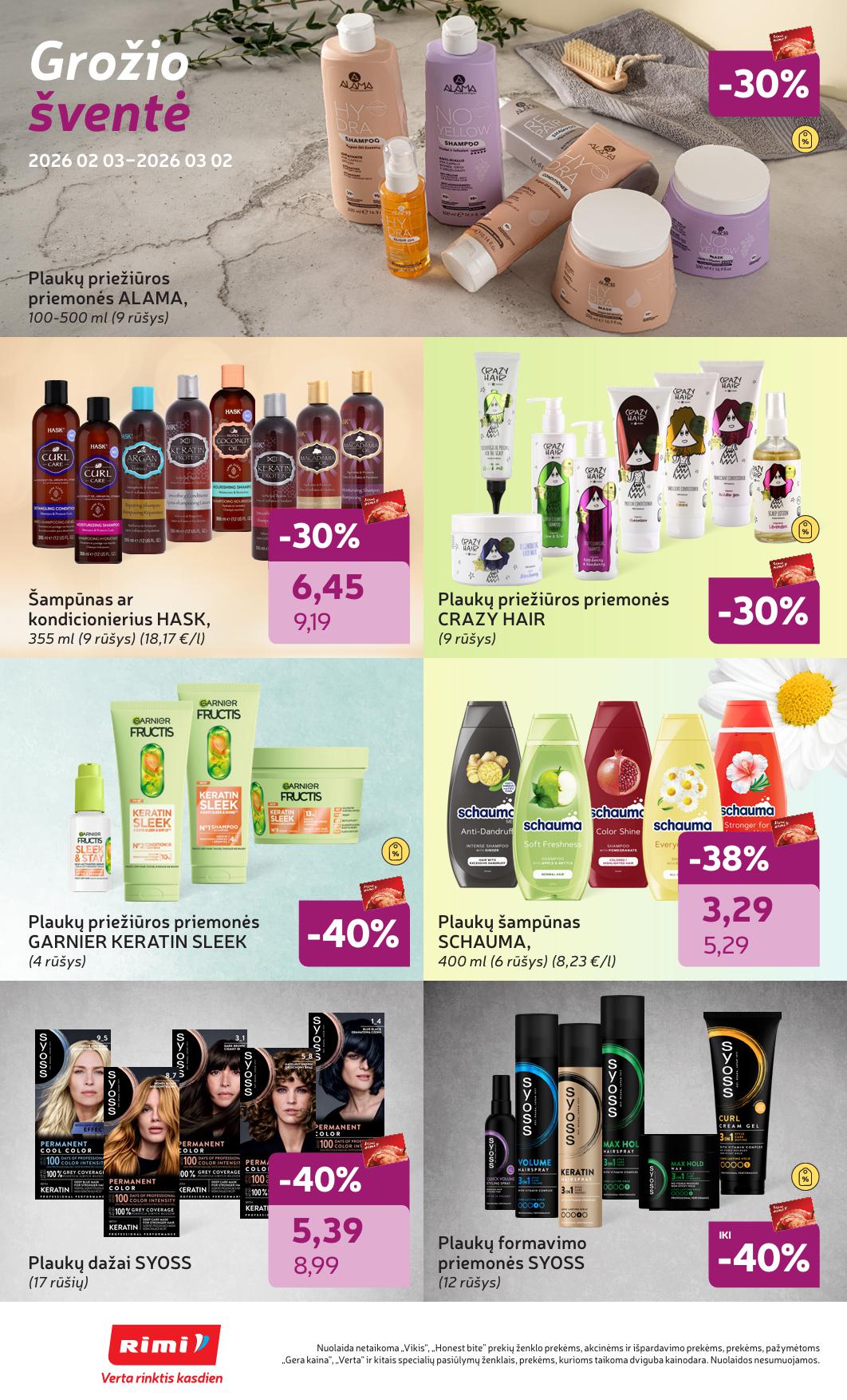 Naujausias RIMI kaininis katalogas 2026.02.24 - 2026.03.02