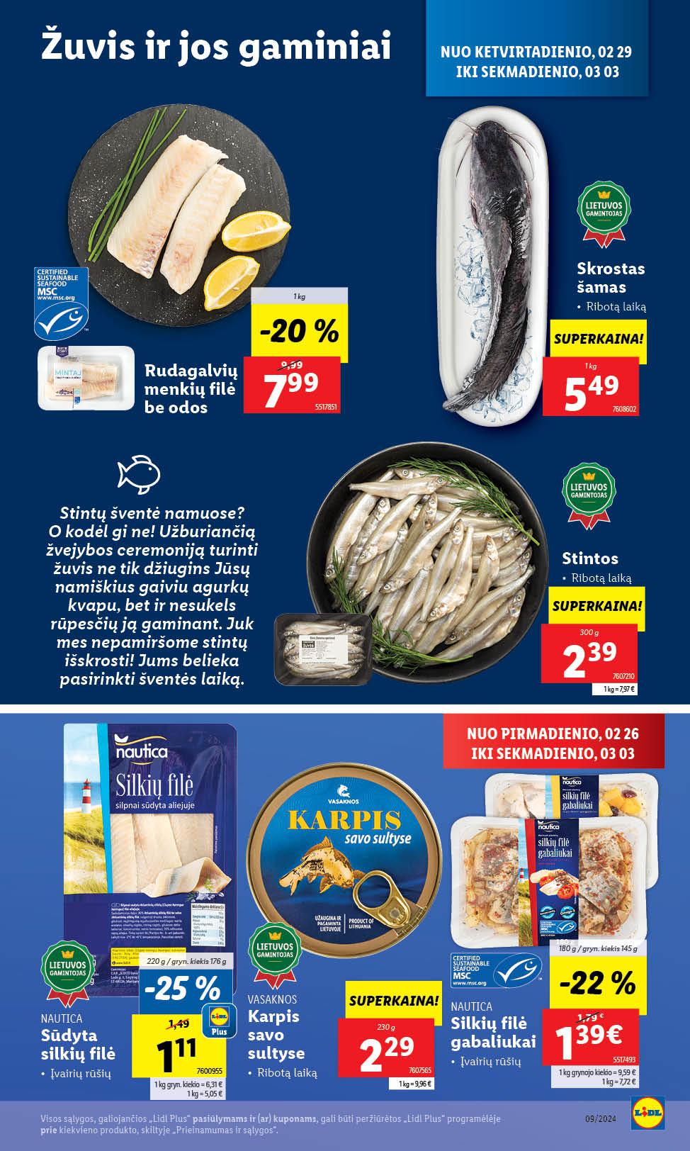 Naujausias LIDL kaininis katalogas 2024.02.26 - 2024.03.03