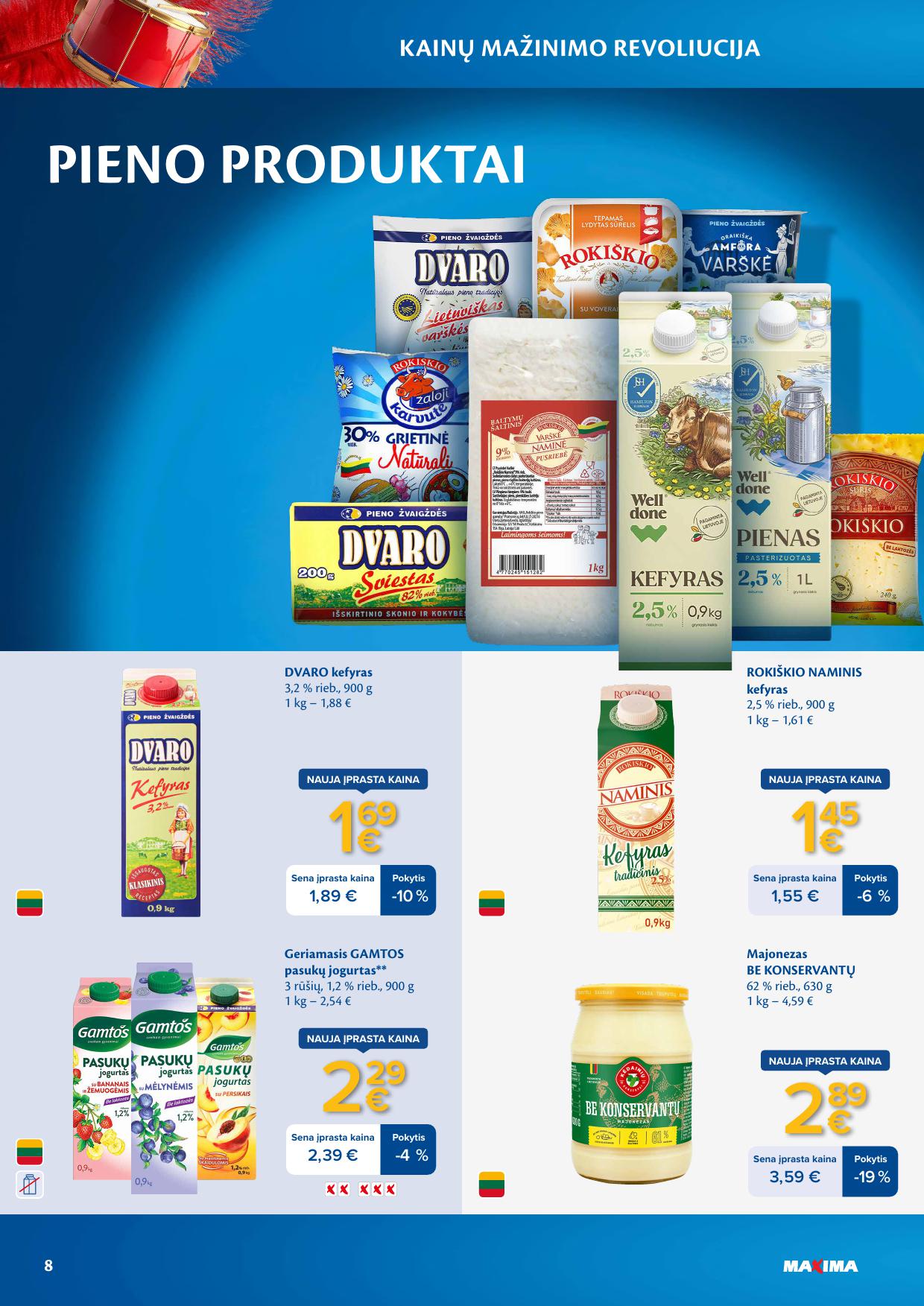 MAXIMA nuolaidų leidinys "Kainų mažinimo revoliucija"
