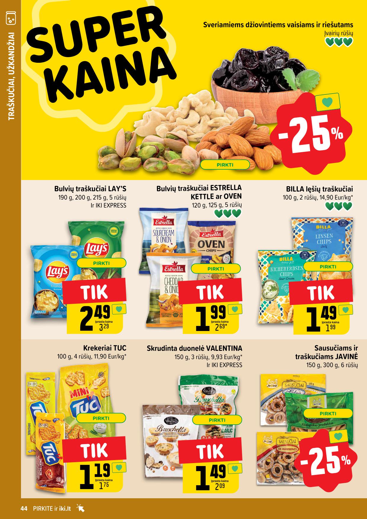 Naujausias IKI kaininis katalogas 2025.05.26 - 2025.06.01