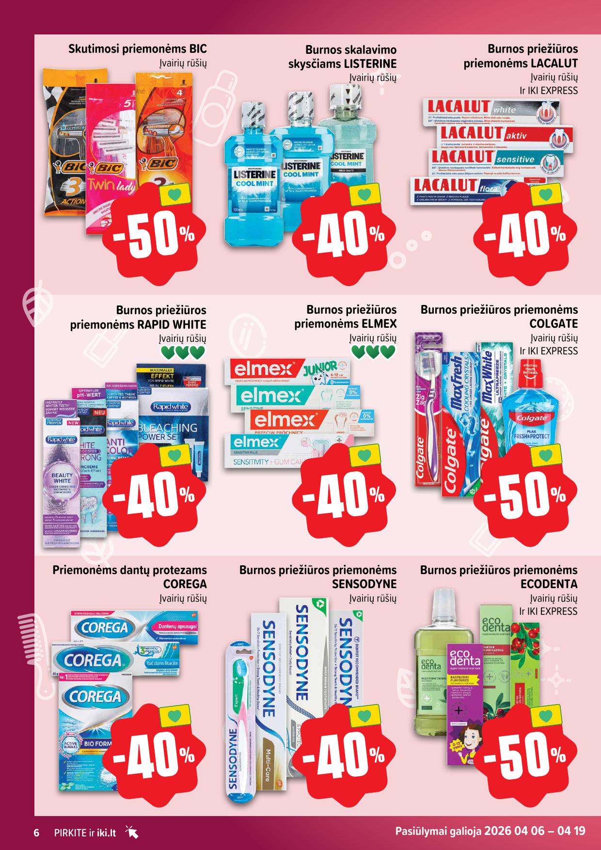 IKI nuolaidų katalogas "Grožio fiesta"