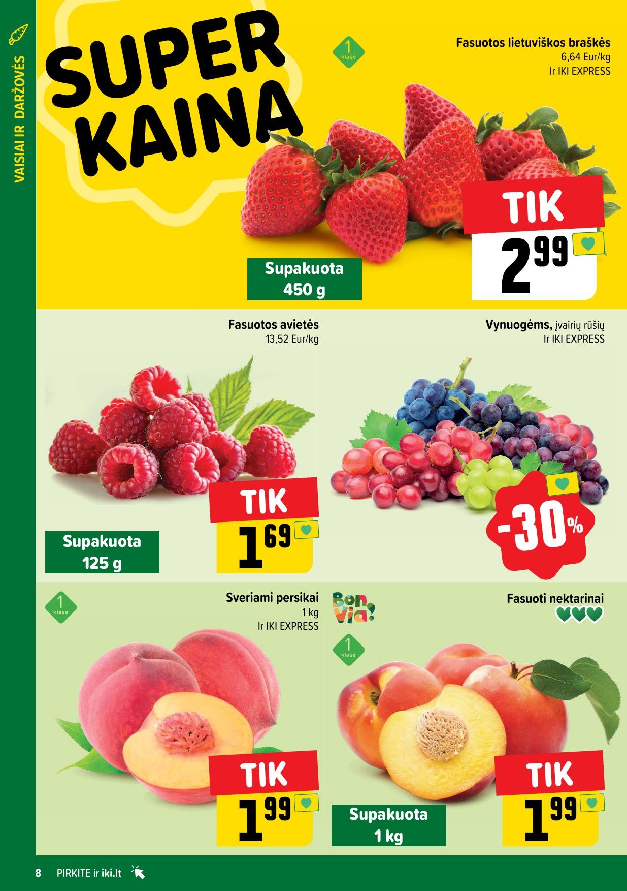 Naujausias IKI kaininis katalogas 2024.07.22 - 2024.07.28