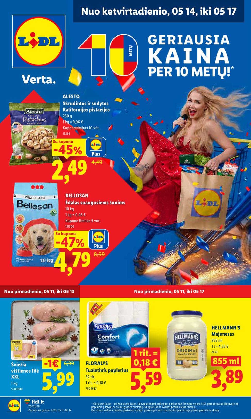 LIDL akcijų ir nuolaidų leidinys 2026.05.11 - 2026.05.17