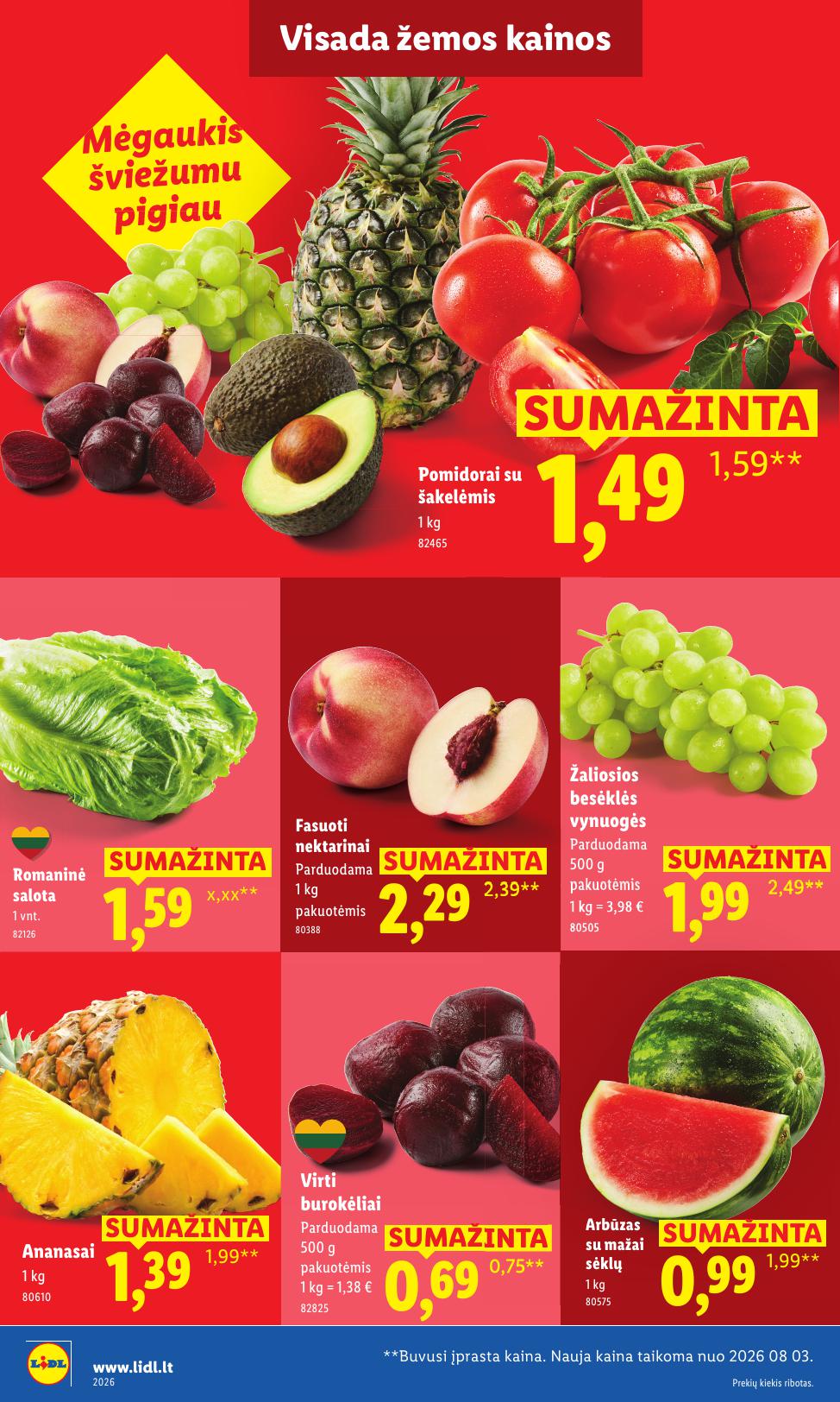 LIDL nuolaidų katalogas "Nr.1 Pažadas Jums"