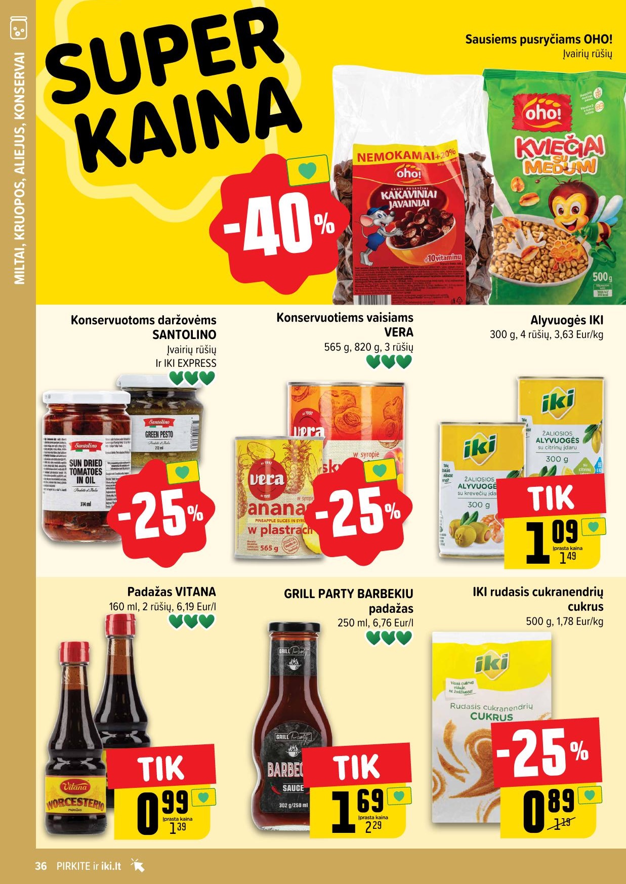 Naujausias IKI kaininis katalogas 2024.08.19 - 2024.08.25