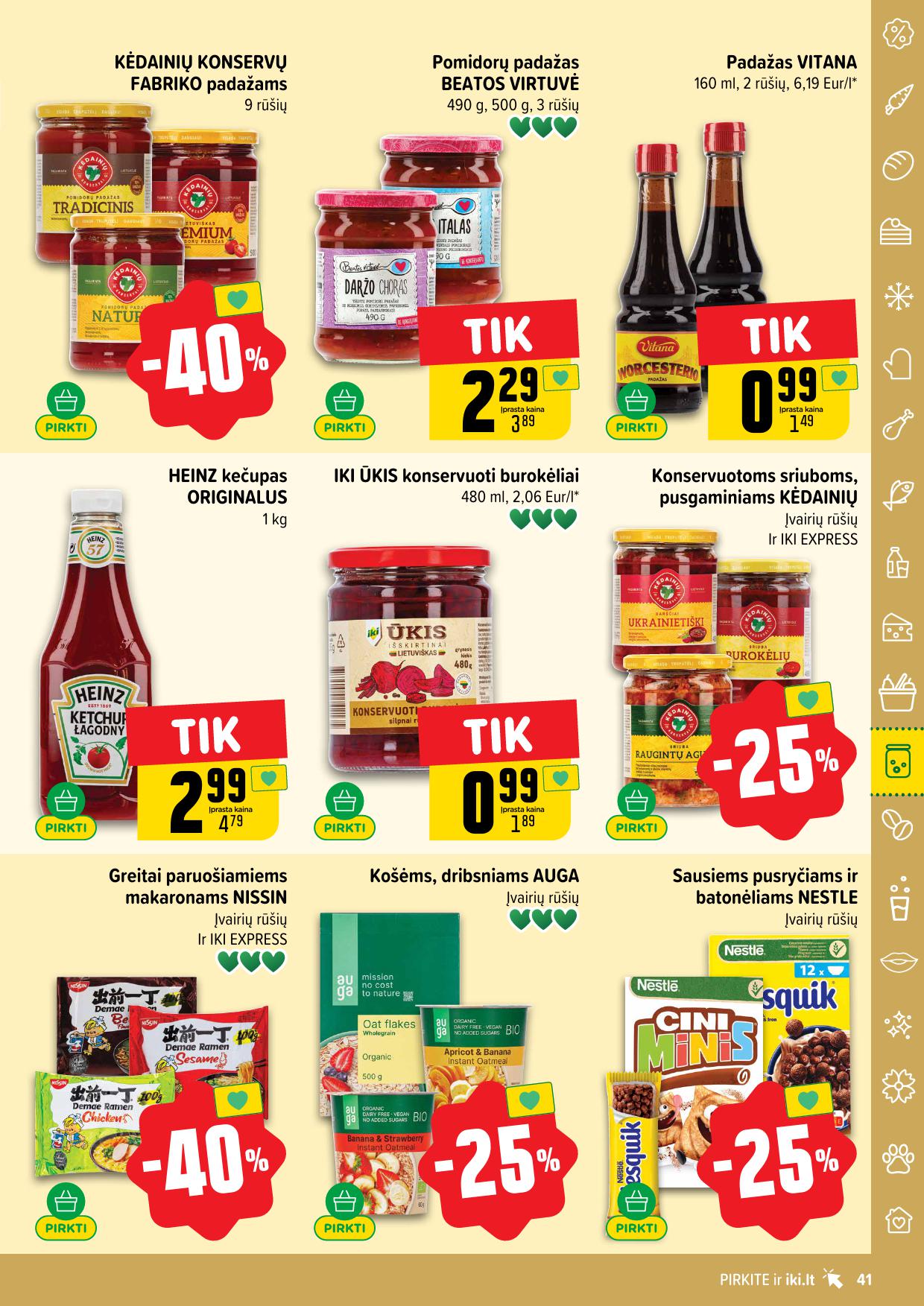 IKI SAVAITĖLĖ akcijų ir nuolaidų leidinys Nr.27 2025.06.30 - 2025.07.06