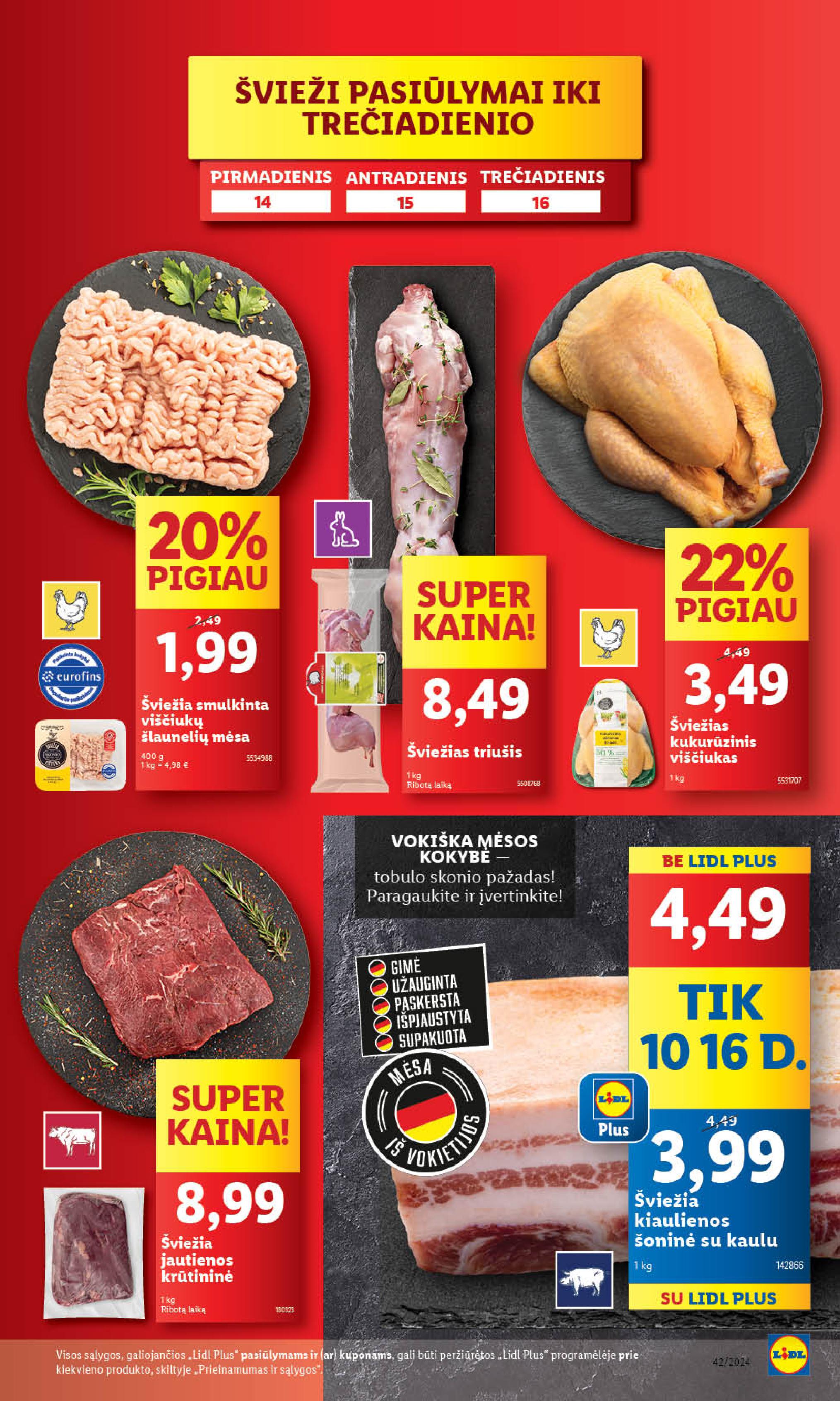 Naujausias LIDL kaininis katalogas 2024.10.14 - 2024.10.20