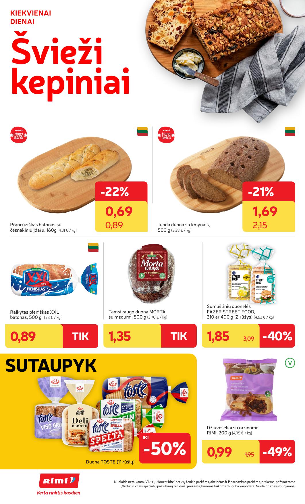 Naujausias RIMI kaininis katalogas 2026.05.12 - 2026.05.18
