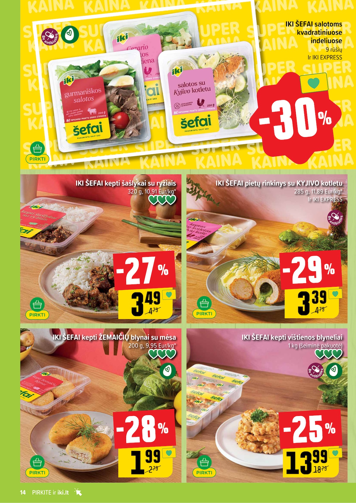 IKI SAVAITĖLĖ akcijų ir nuolaidų leidinys Nr.17 2026.04.20 - 2026.04.26