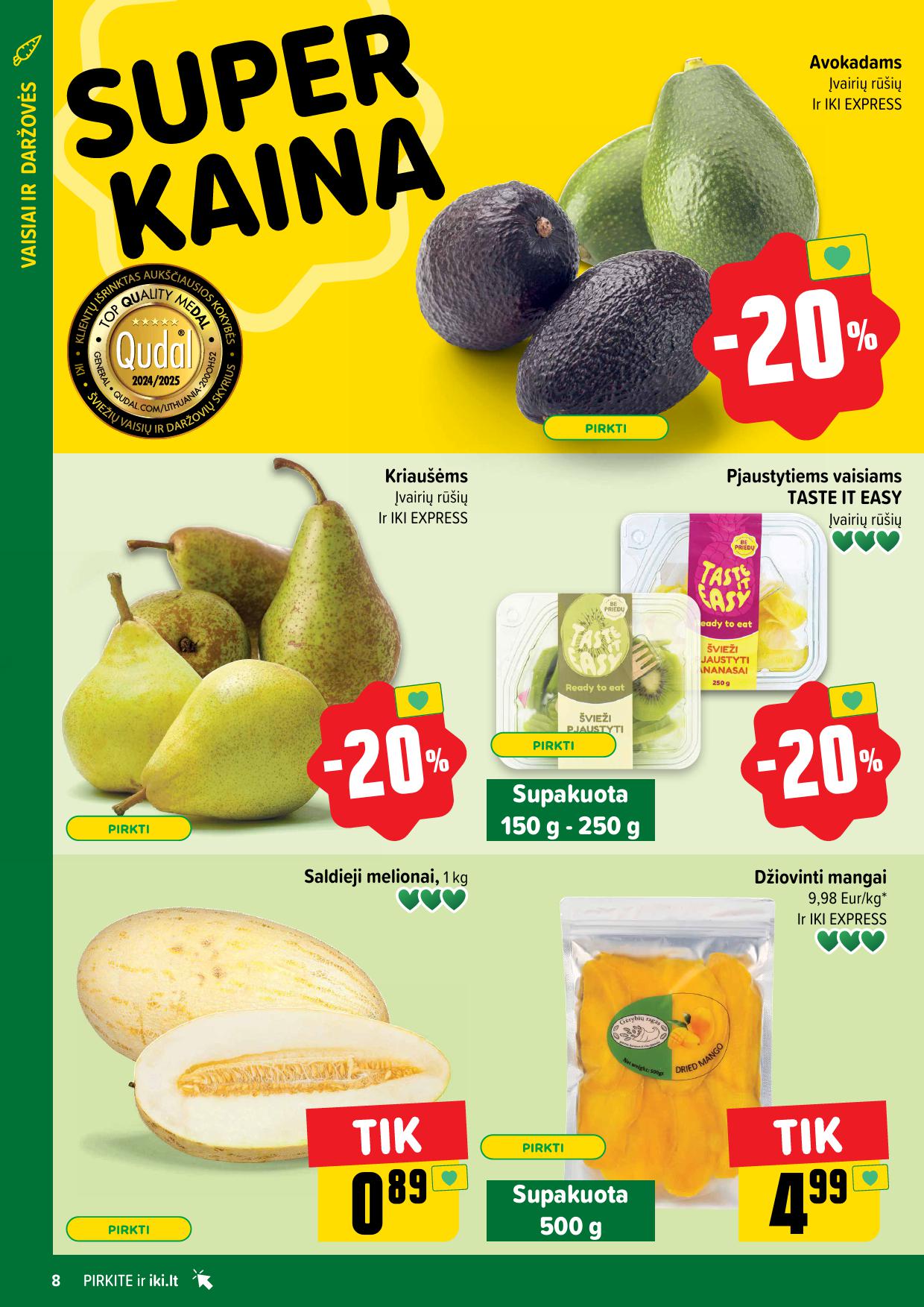 Naujausias IKI kaininis katalogas 2024.10.14 - 2024.10.20