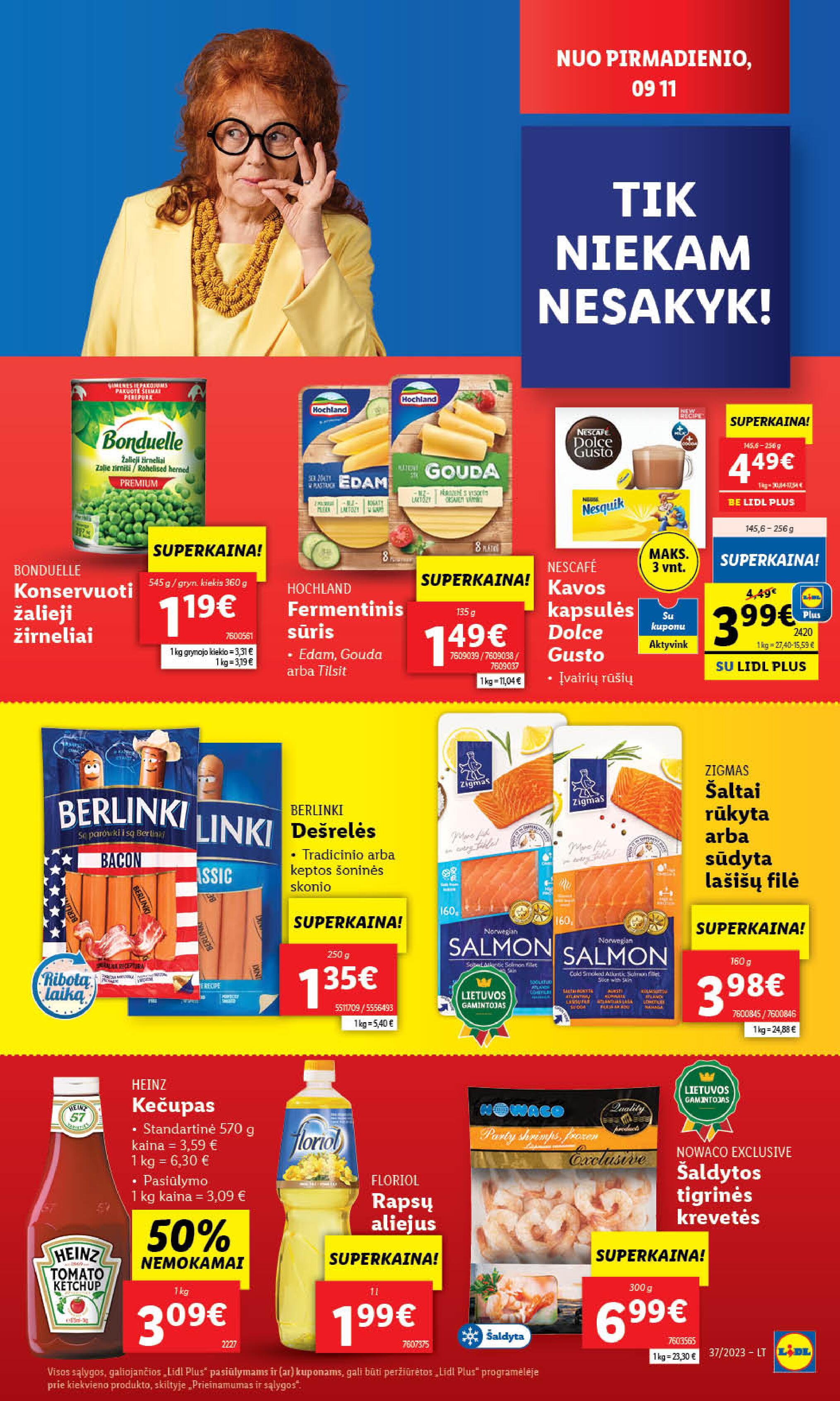 Naujausias LIDL kaininis katalogas 2023.09.11 - 2023.09.17
