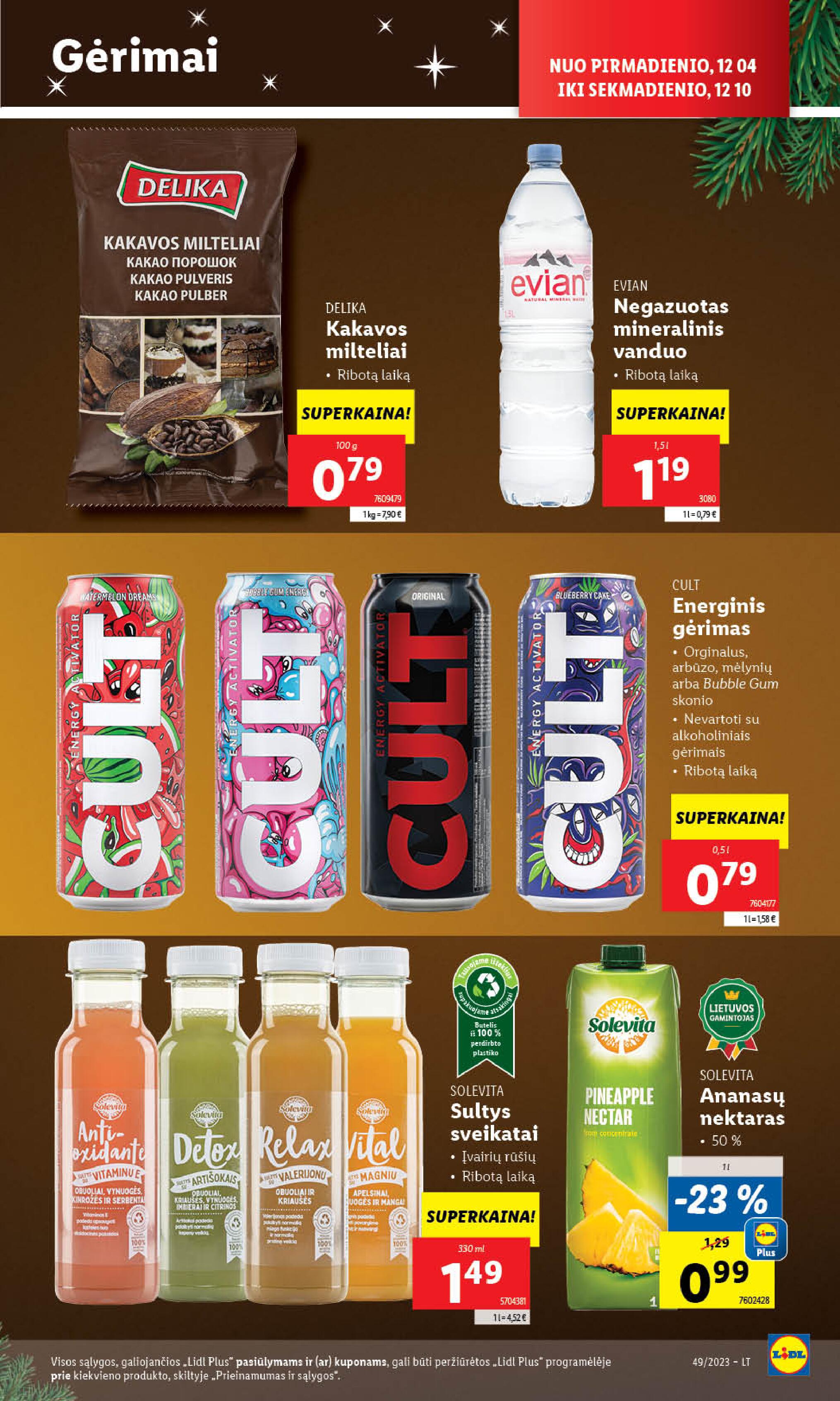 Naujausias LIDL kaininis katalogas 2023.12.04 - 2023.12.10